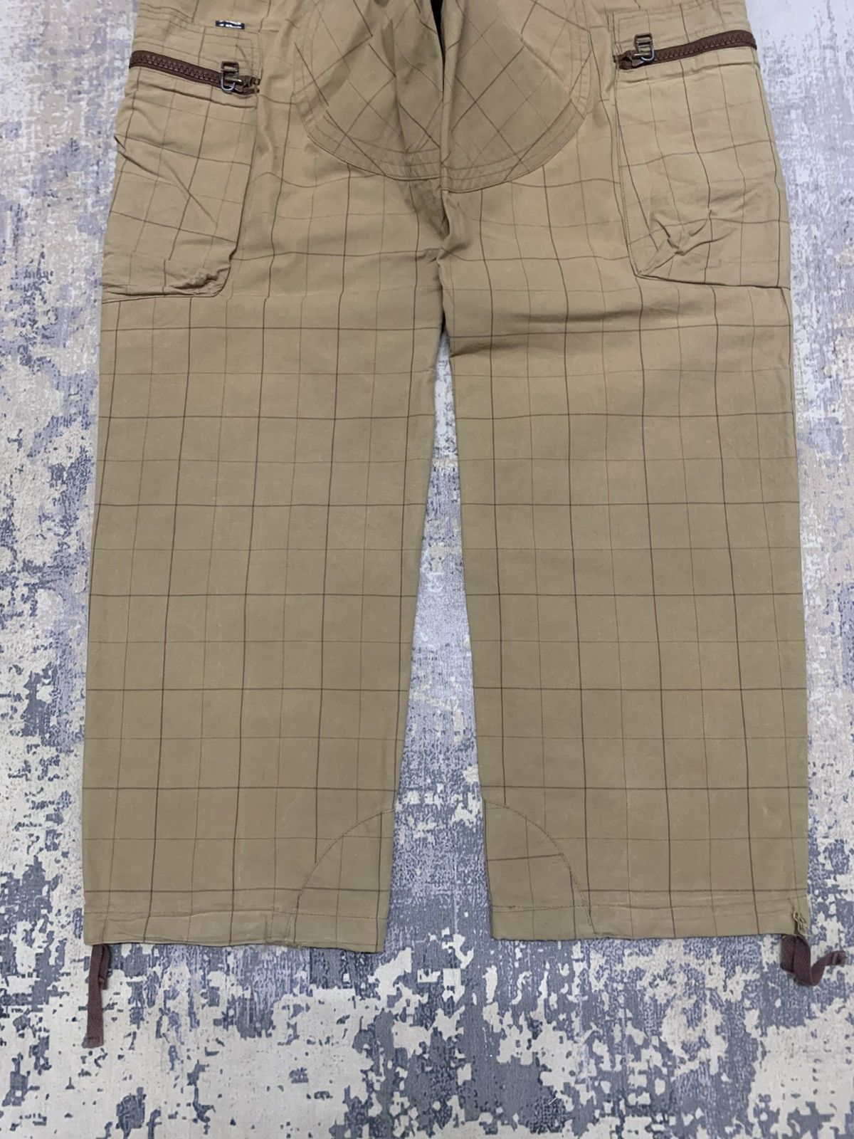 Japanese Brand Tilt Japanese Brand Plaid Cargo Pants Baggy Khaki Y2K Size US 30 / EU 46 - 10 Thumbnail