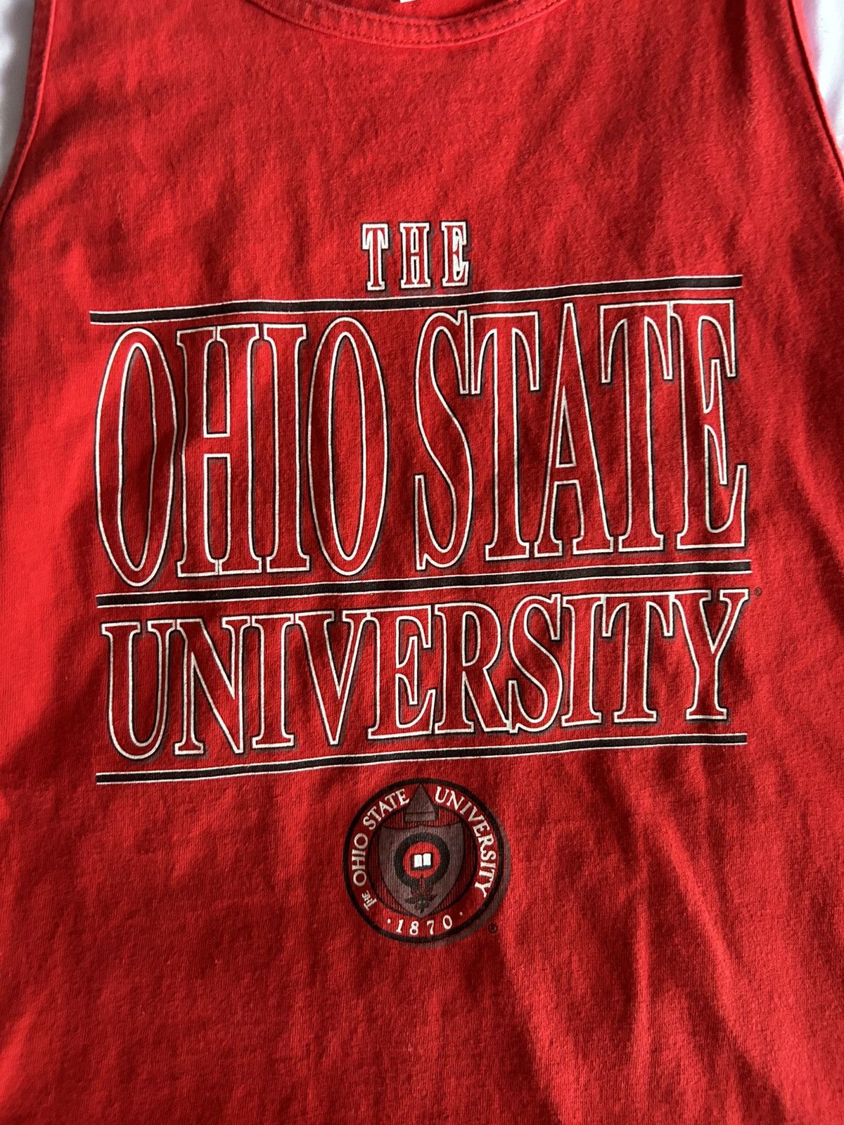 NFL × Vintage Vintage 90s Ohio State Tank Top XL Murina Made in USA Size US XL / EU 56 / 4 - 2 Thumbnail