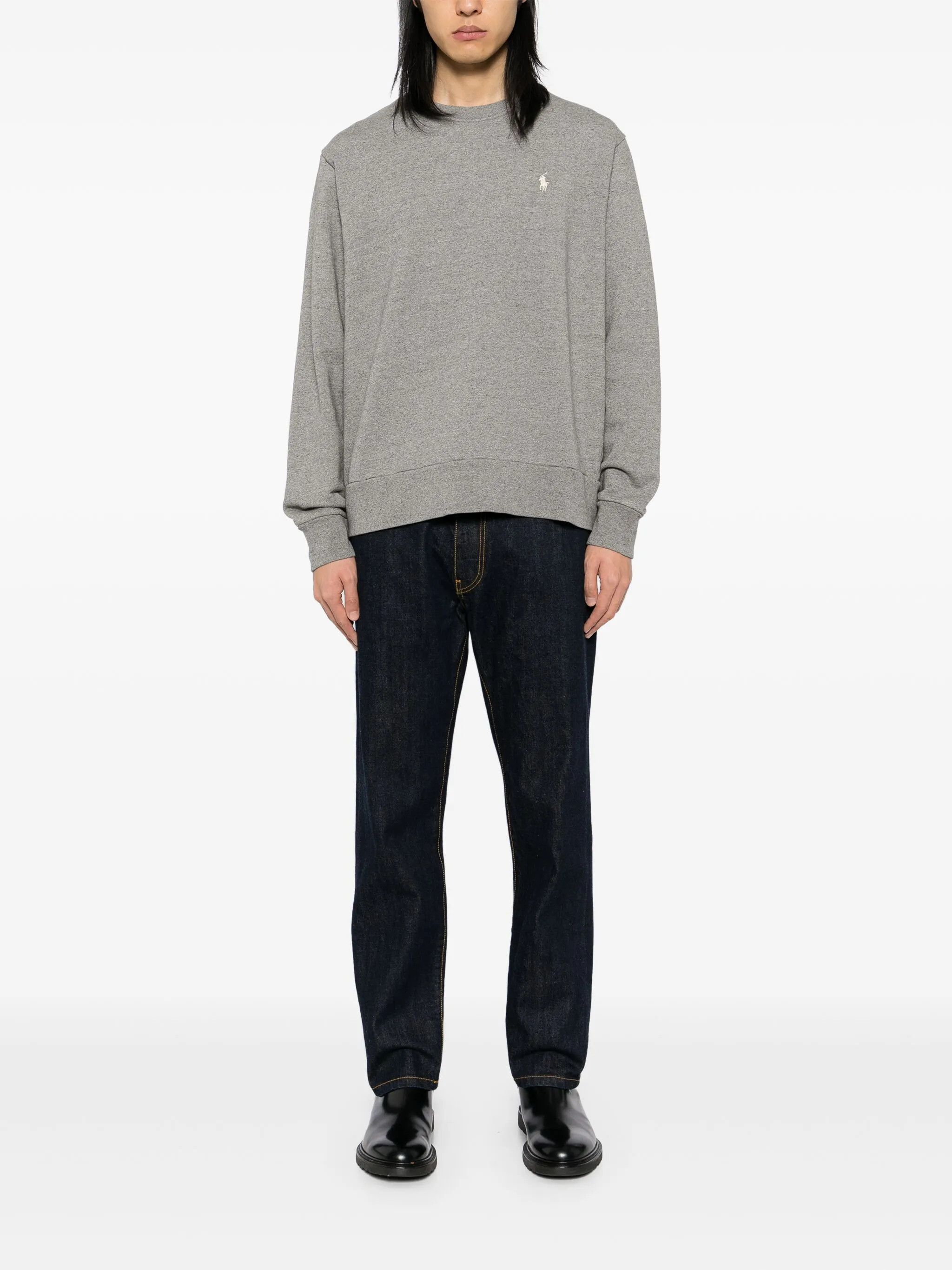 Polo Ralph Lauren o1s22i1n0125 Logo Crewneck Sweatshirt in Grey Size US L / EU 52-54 / 3 - 2 Thumbnail