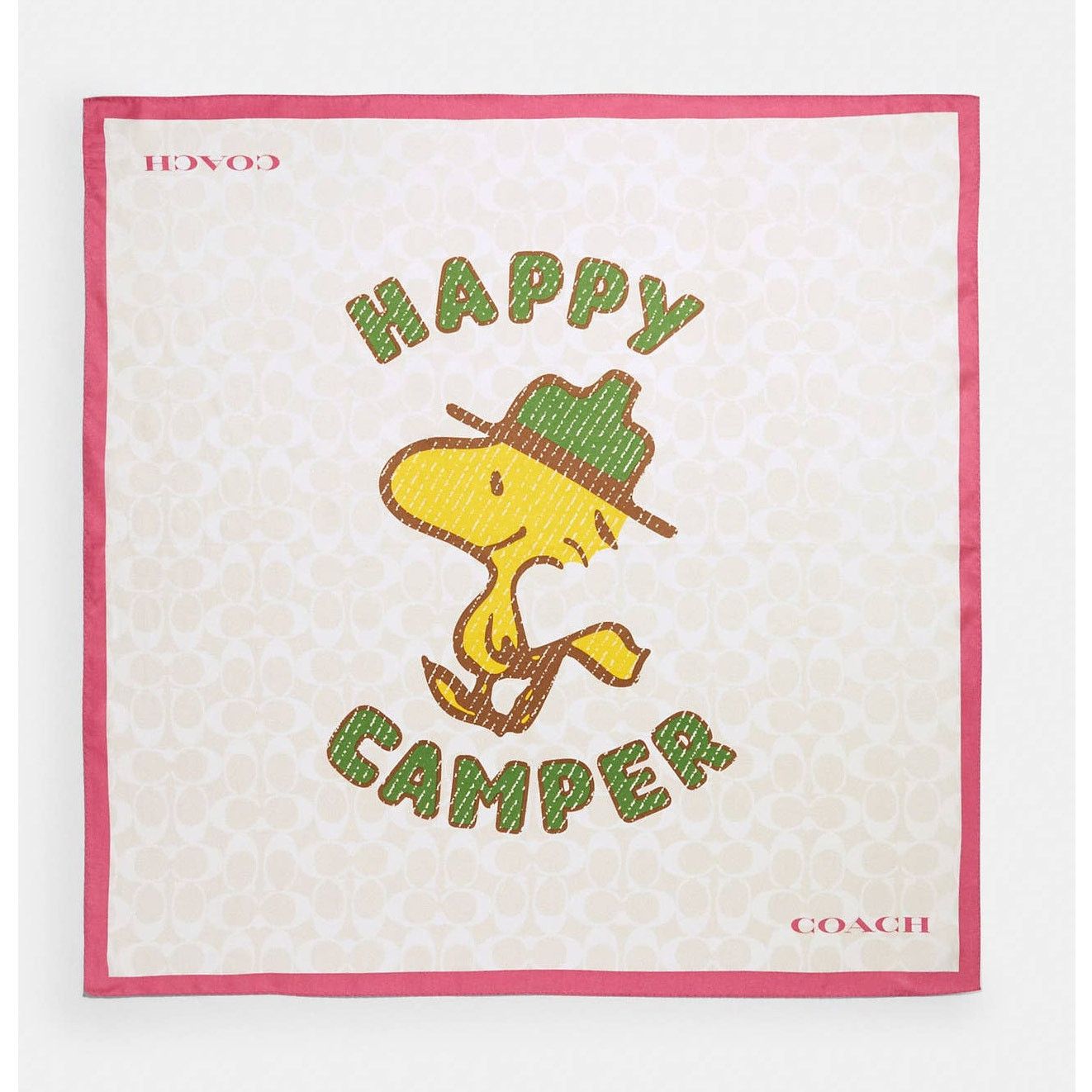 Coach Coach X Peanuts Woodstock Signature Silk Bandana Size ONE SIZE - 1 Thumbnail