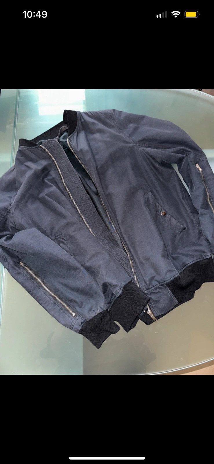 Rick Owens Rick Owens Bomber Black Size US XL / EU 56 / 4 - 17 Thumbnail