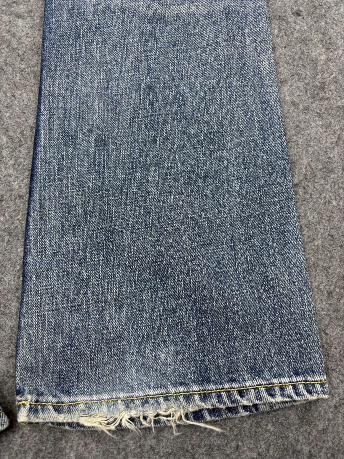Japanese Brand 💥Crazy Work Flare💥Back Number Sashiko Patchwork Denim F849 Size US 30 / EU 46 - 15 Thumbnail