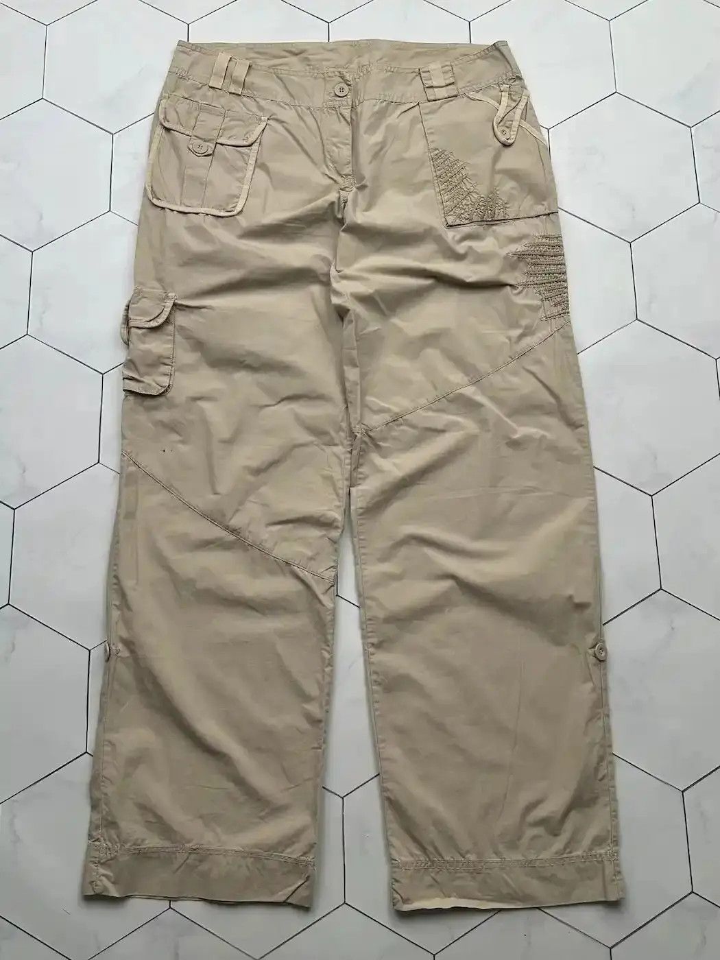Vintage Wide Cargo Pants (B518)