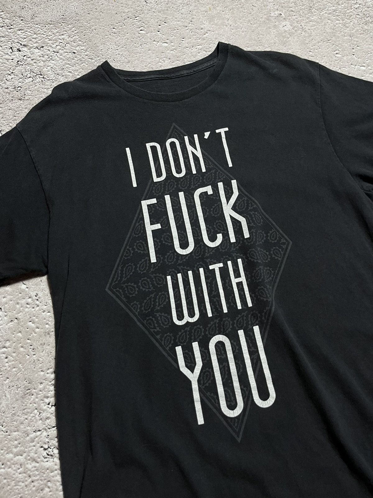 Vintage I Don’t Fuck With You Vintage Humor Adult T-Shirt 90s Size US XL / EU 56 / 4 - 4 Thumbnail