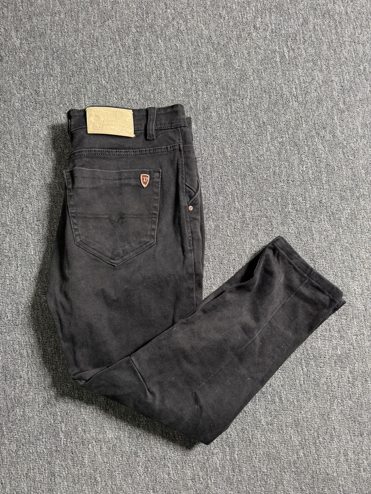 Diesel Diesel Thavar Men’s Slim Jeans W36 Black Denim Pants Size US 36 / EU 52 - 3 Thumbnail