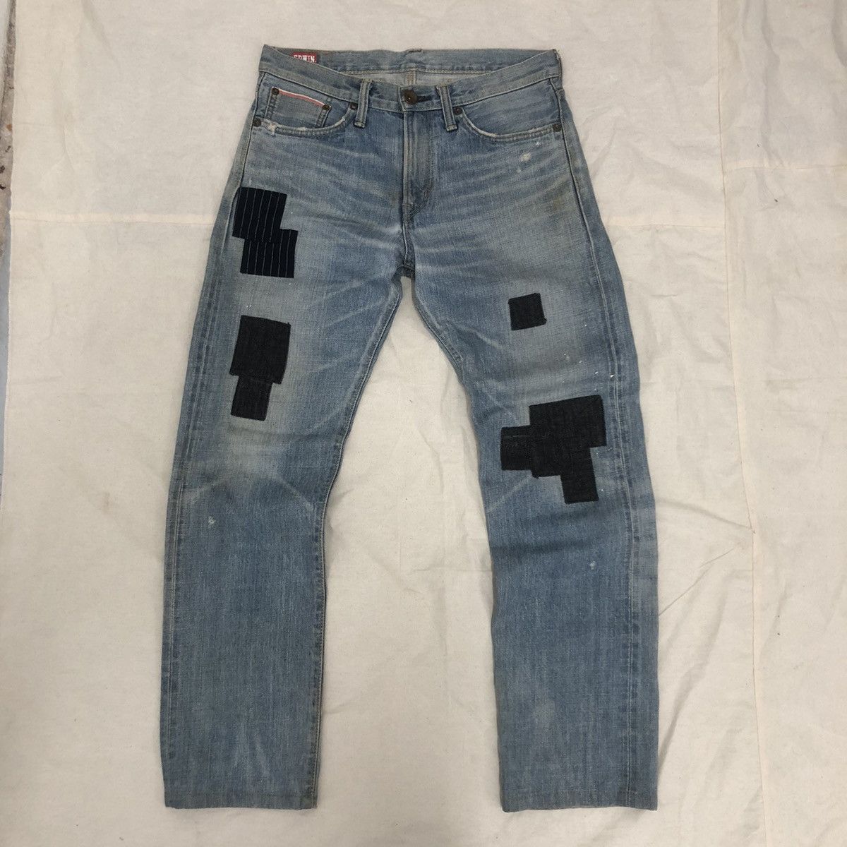 Edwin × Japanese Brand EDWIN 505ZX SELVEDGE DENIM Size US 33 - 1 Thumbnail