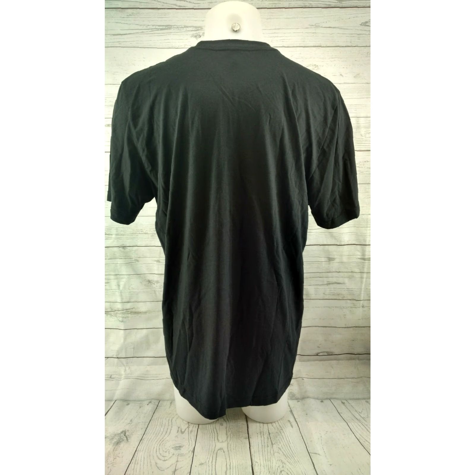 Vintage BLAUER Shirt Men XL Black Print T Shirt Skull Serious Protection Size US XL / EU 56 / 4 - 5 Thumbnail