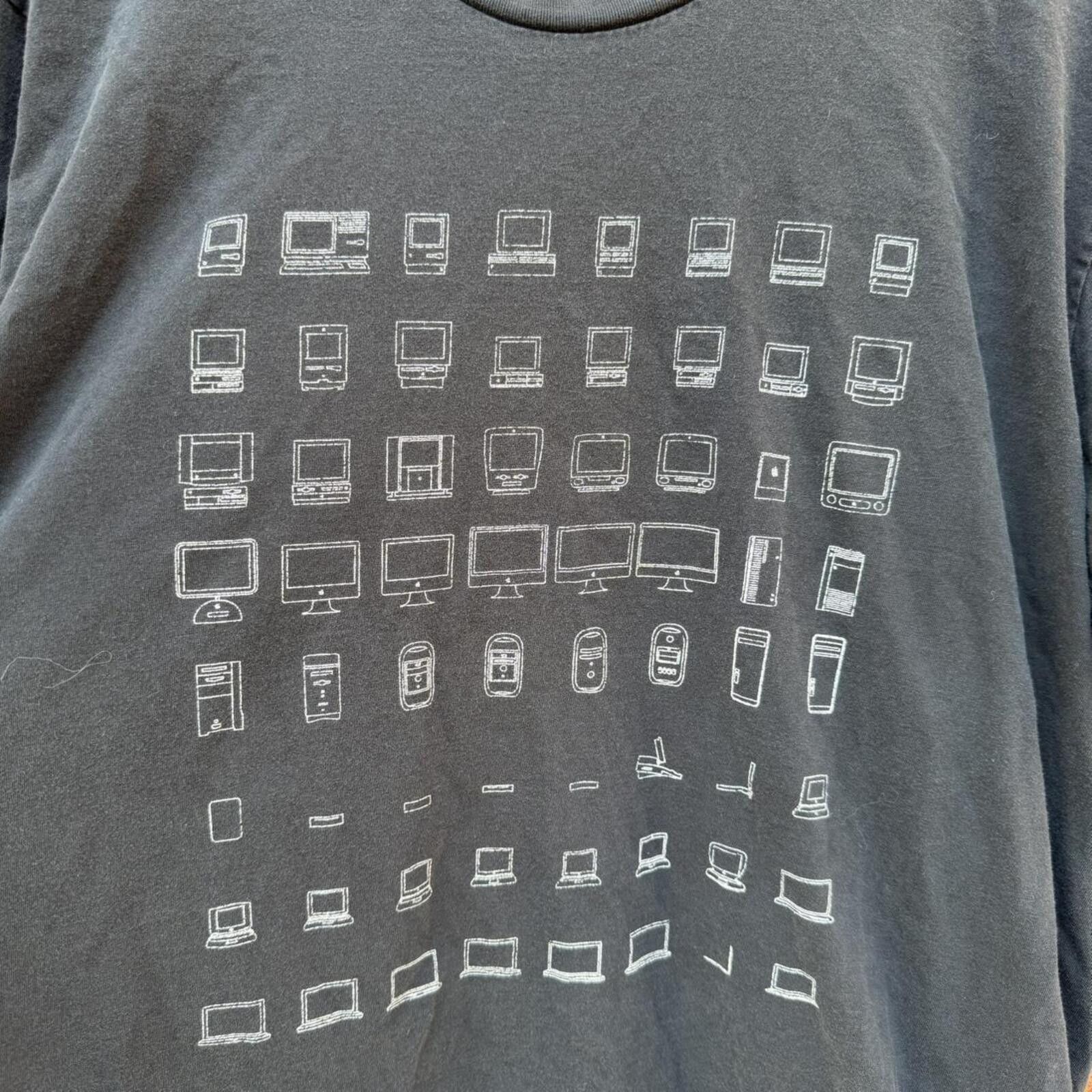 American Apparel Vintage apple computers history t shirt mac macintosh Size US XL / EU 56 / 4 - 3 Thumbnail