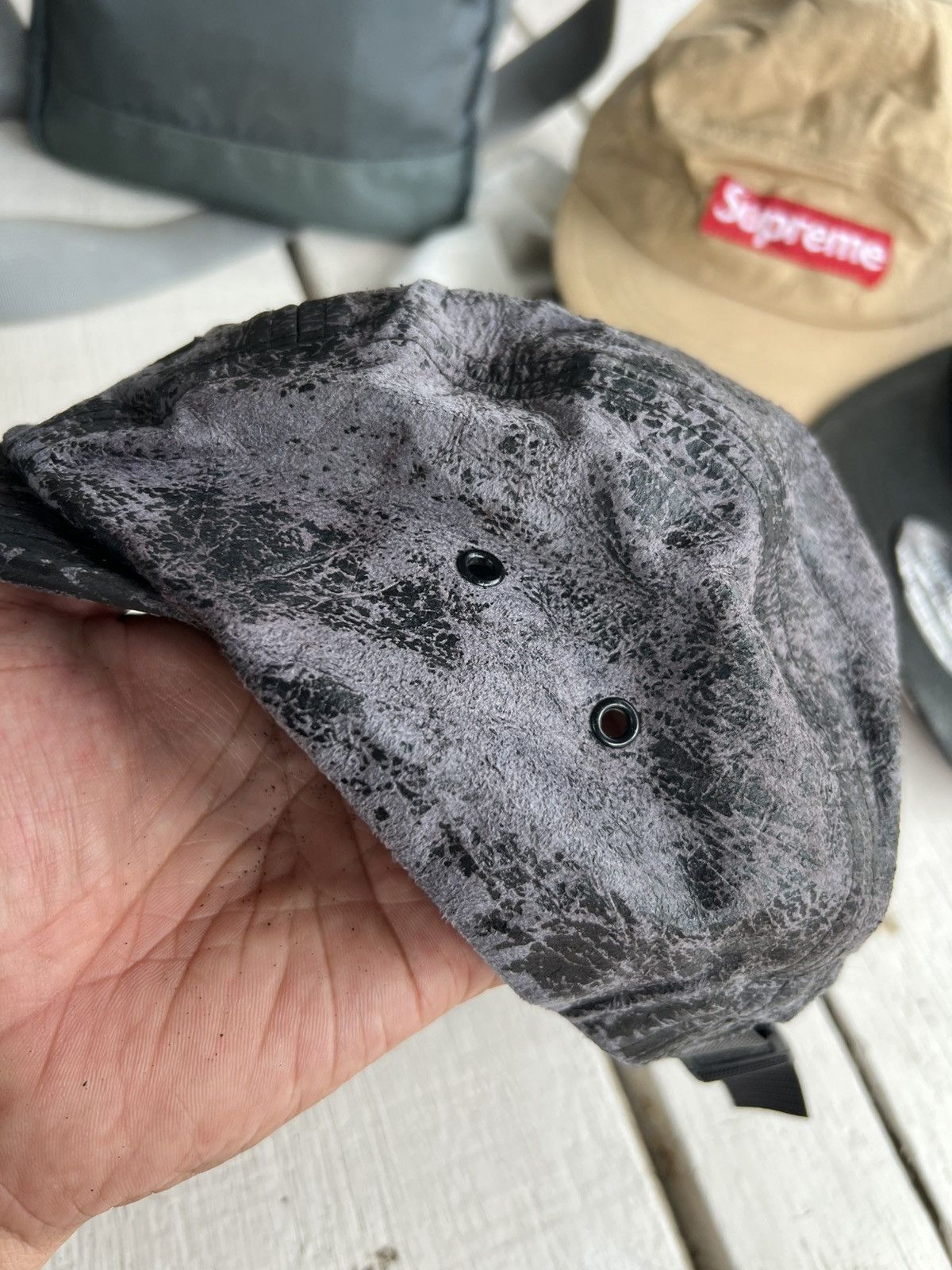 Supreme Supreme 5 Panel Distressed Cap Size ONE SIZE - 5 Thumbnail