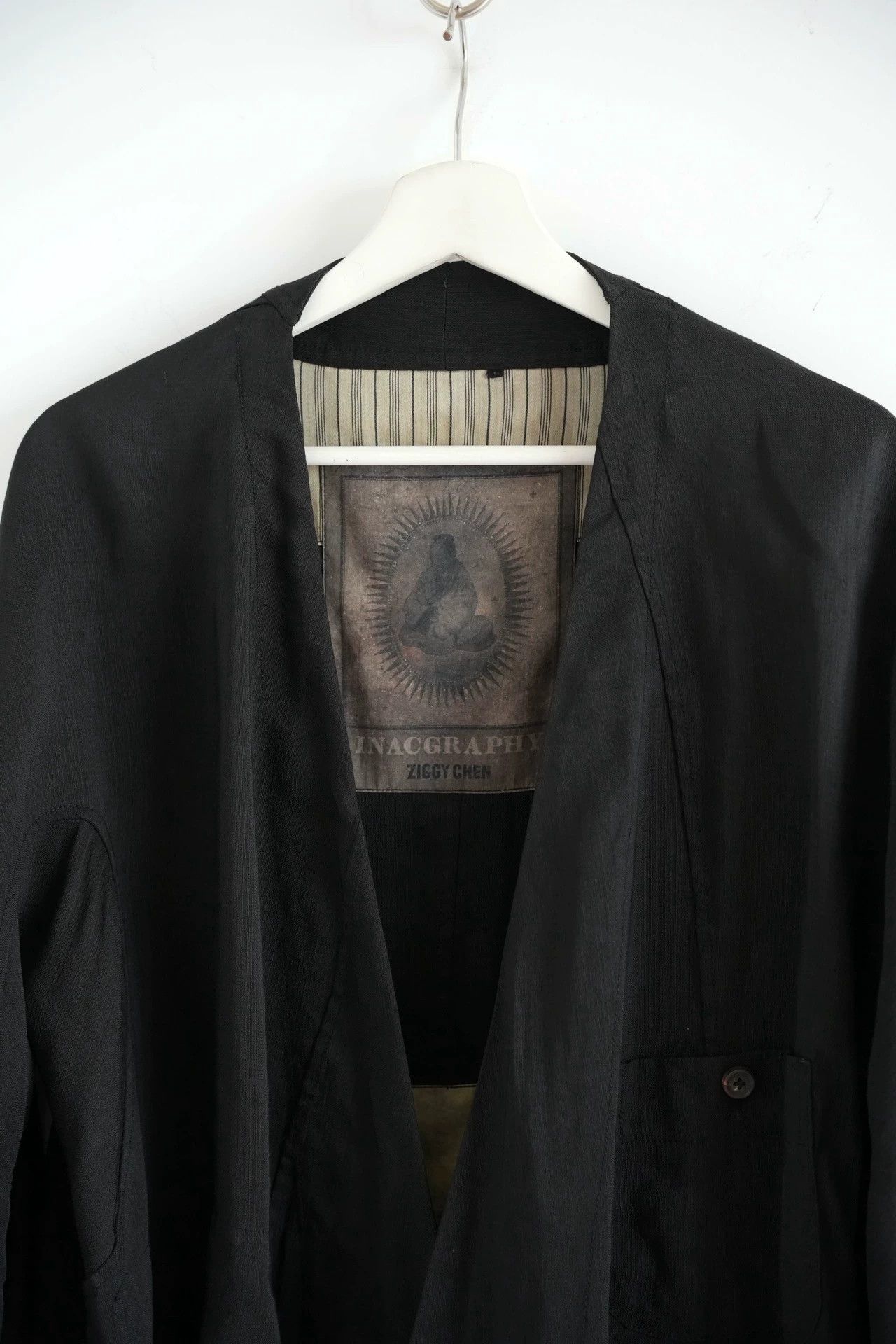 Ziggy Chen Ziggy Chen 22SS Wuwei Reversible Linen Robe No tag Size US S / EU 44-46 / 1 - 5 Thumbnail