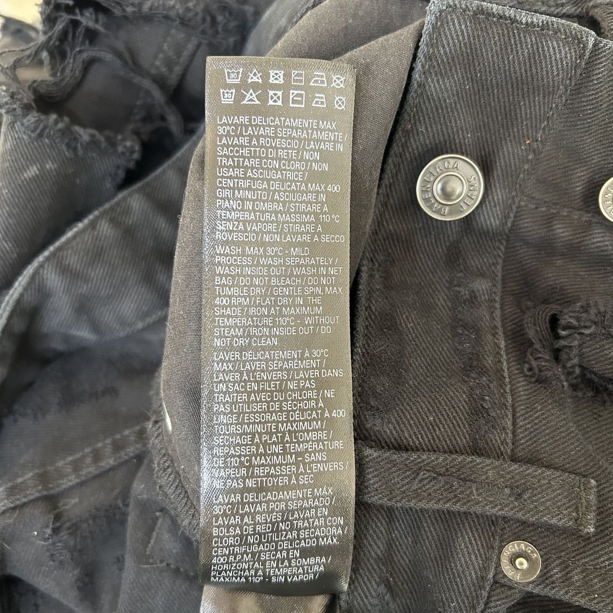 Balenciaga Balenciaga Mud Destroy Denim Size US 32 / EU 48 - 6 Thumbnail