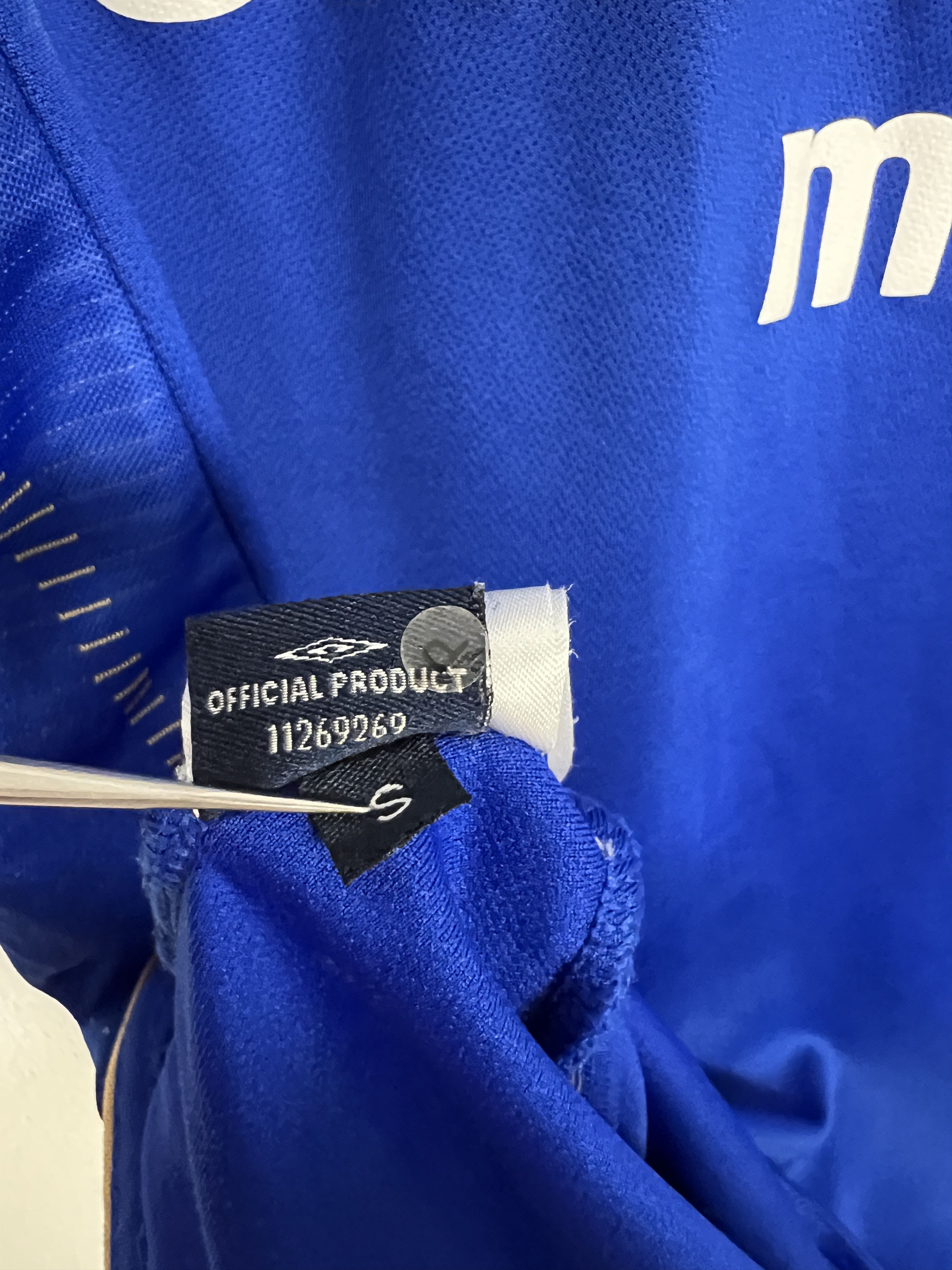 Umbro Chelsea football shirt 2005 Soccer Jersey Blue Trikot XS Size US XS / EU 42 / 0 - 12 Thumbnail