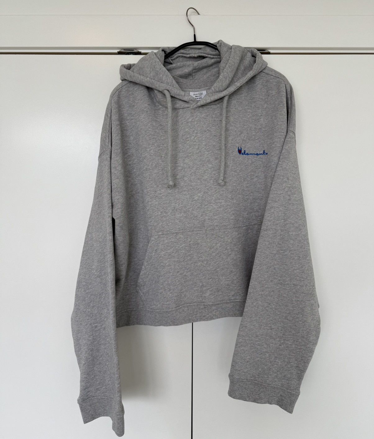 Vetements SS16 Gray Reversible Hoodie Size US M / EU 48-50 / 2 - 4 Thumbnail