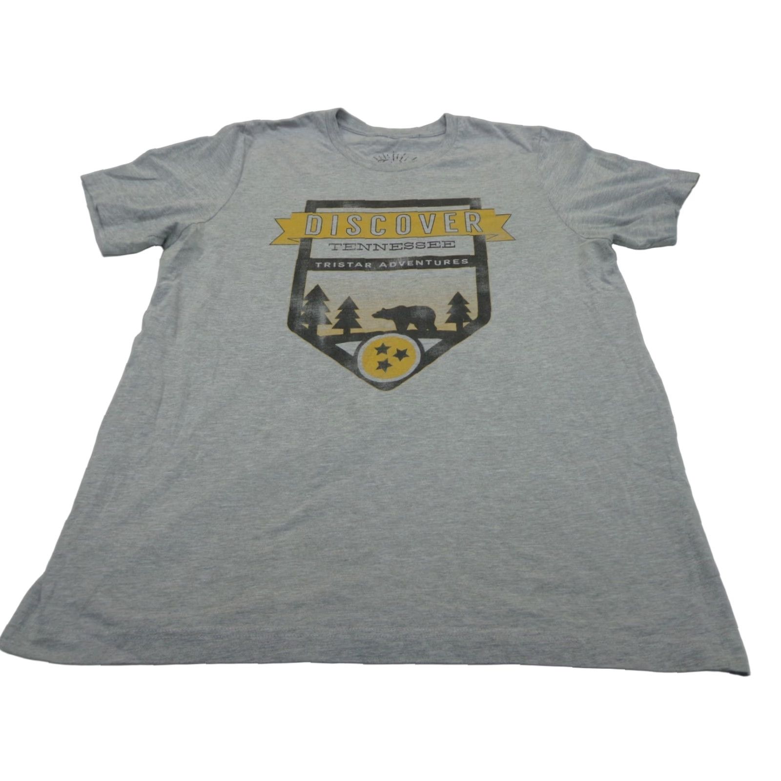 Vintage Tristar T-Shirt Men Gray Size XL Tennessee Gray T Shirt Short Sleeve Regular Fit Vintage No N/A Size US XL / EU 56 / 4 - 1 Thumbnail