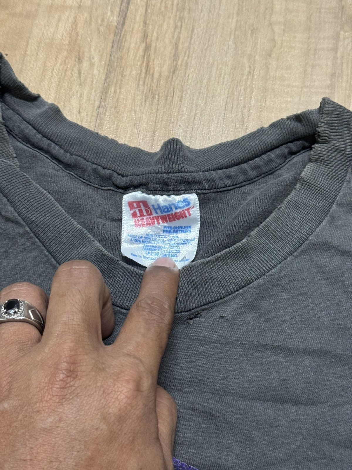 Hard Rock Cafe × Vintage VINTAGE DISTRESSED HARD ROCK CAFE TSHIRT Size US L / EU 52-54 / 3 - 3 Thumbnail
