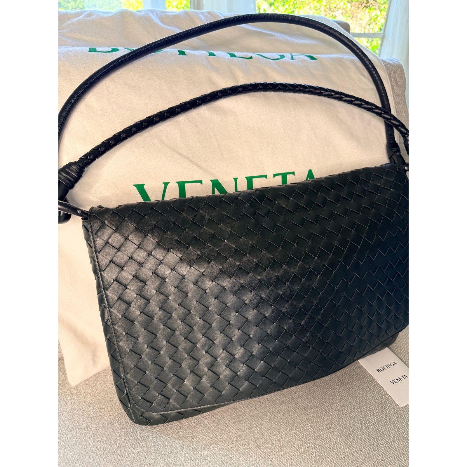 Bottega Veneta Bottega Veneta Borsa Ave Intrecciato Shoulder Crossbody Bag Size ONE SIZE - 6 Thumbnail