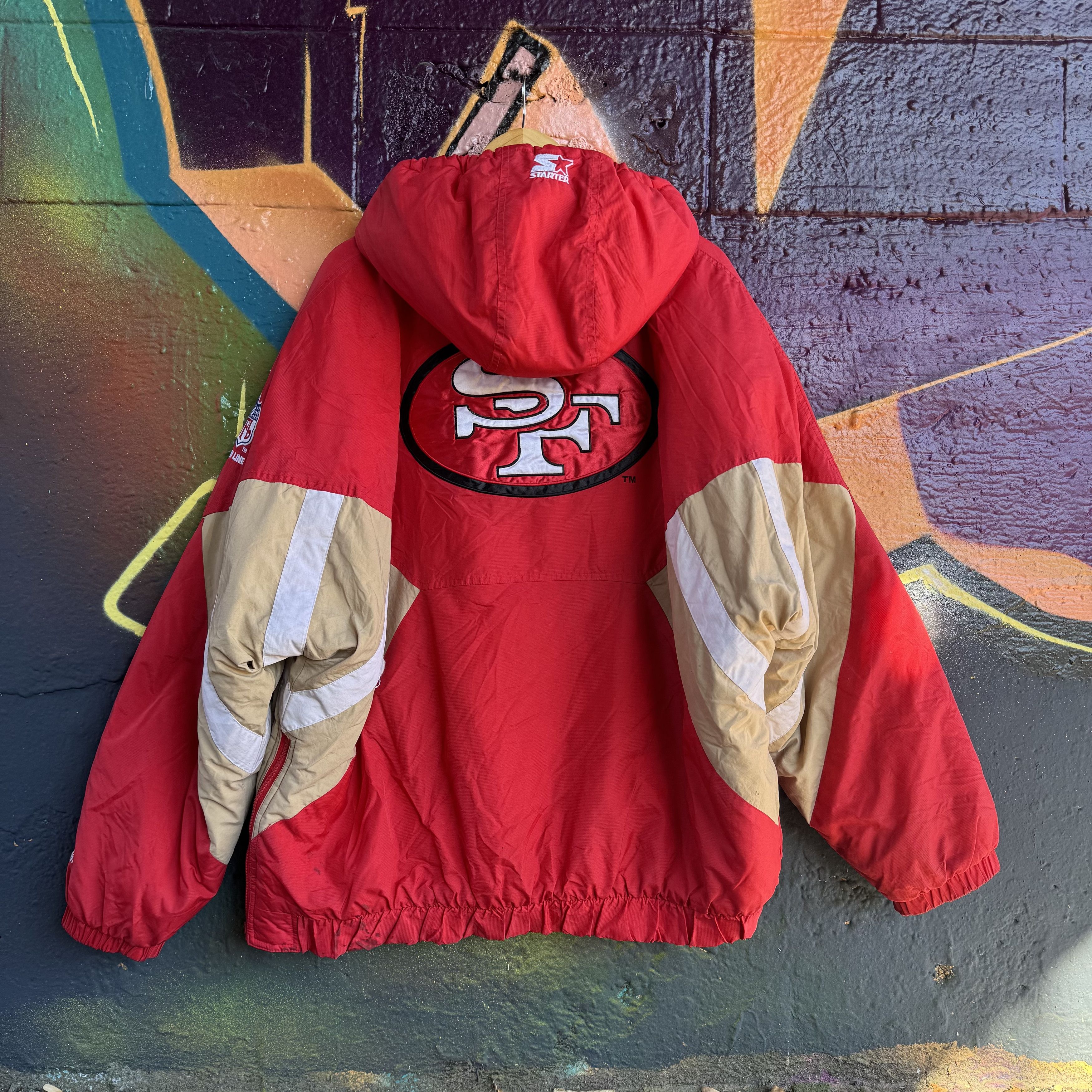 Starter Vintage San Francisco 49ers Starter Pullover Size US XL / EU 56 / 4 - 4 Thumbnail