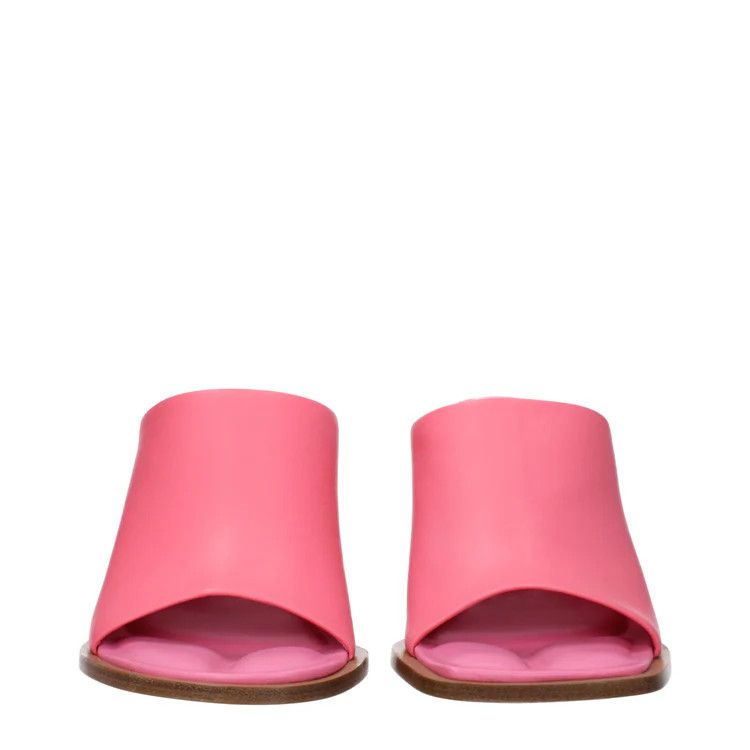 Jacquemus ob1o1e1124 Leather Sandals in Pink Size US 8 / IT 38 - 3 Thumbnail