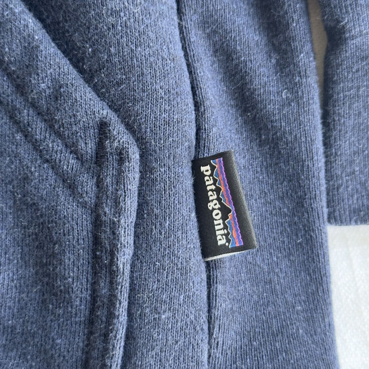 Patagonia PATAGONIA Blue Striped patch logo hoodie Size US M / EU 48-50 / 2 - 2 Thumbnail
