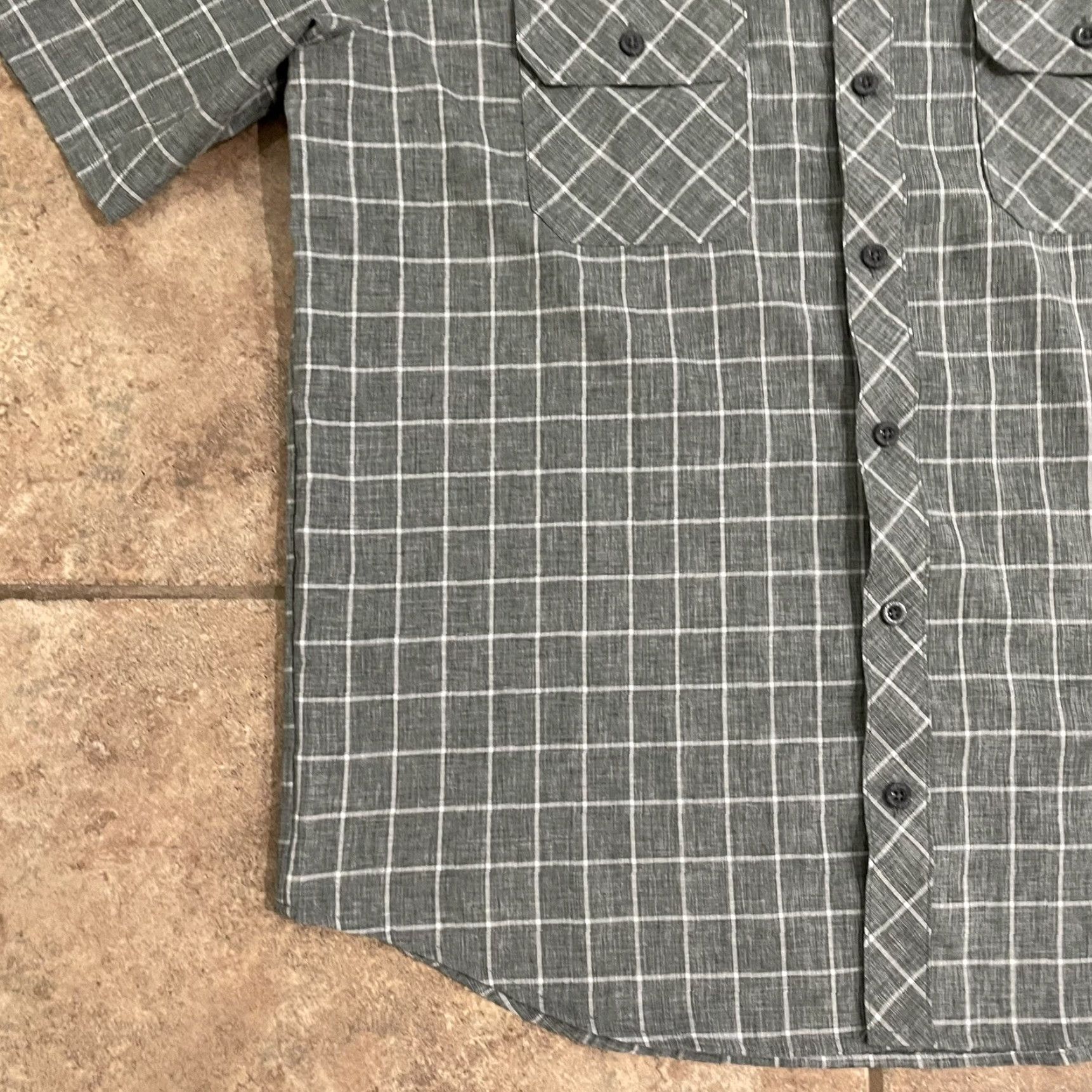 Orvis Orvis classic Collection Button-Down Gray Shirt Mens Size L Size US L / EU 52-54 / 3 - 3 Thumbnail