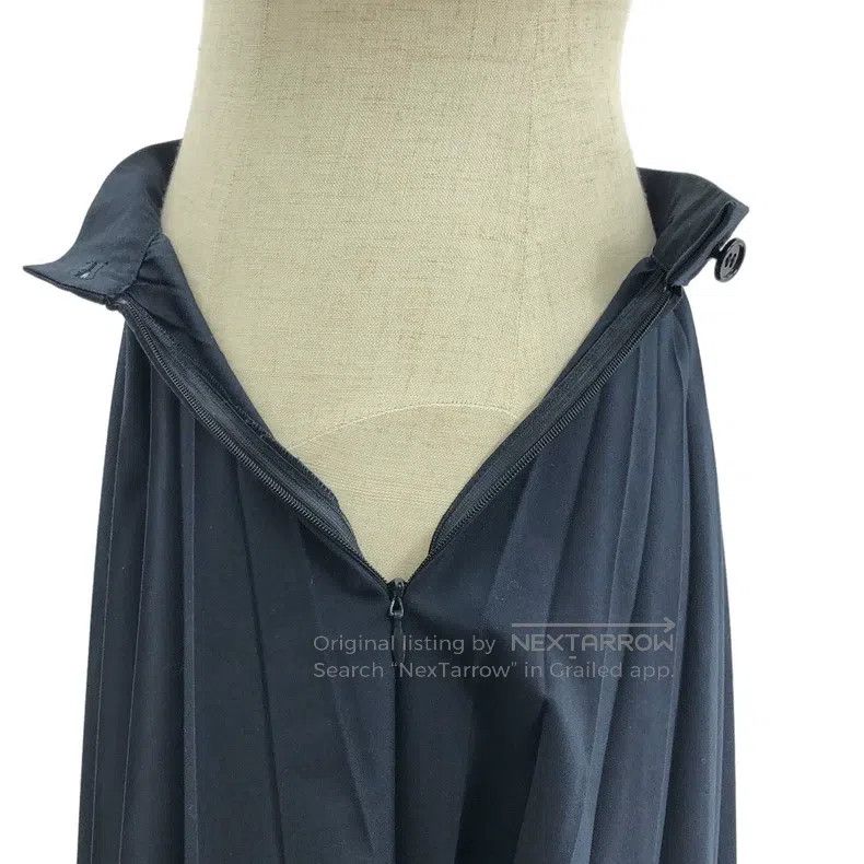 Comme des Garcons Comme Des Garcons size M Navy Blue Retro Pleated Skirt Size 24" / US 00 / IT 34 - 7 Thumbnail
