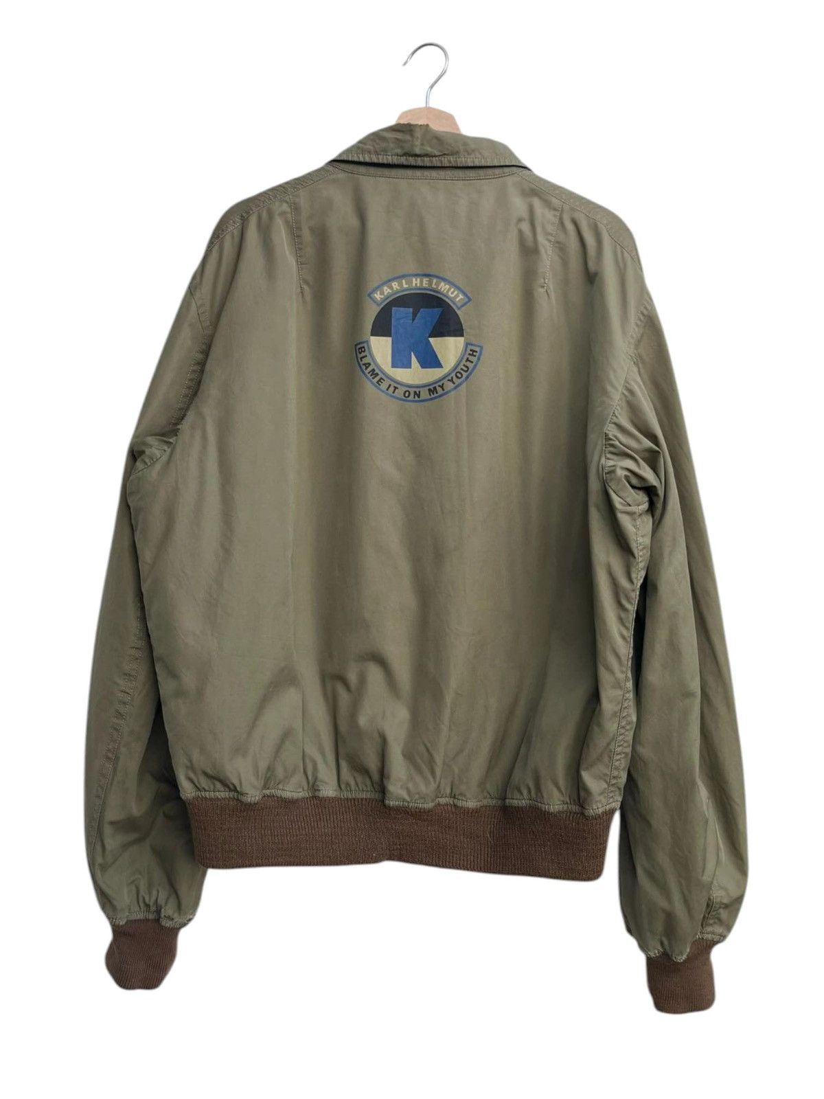 Japanese Brand × Karl Helmut × Vintage Vintage Karl Helmut Flight Jacket Size US L / EU 52-54 / 3 - 5 Thumbnail