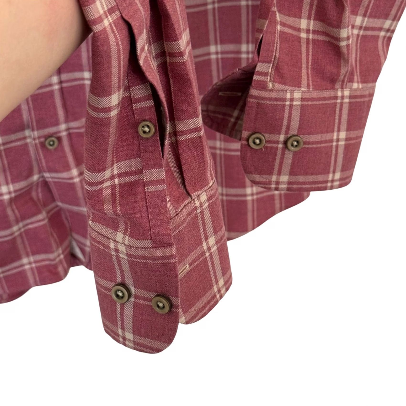 UNTUCKit UNTUCKit Red Plaid Button Down Flannel Long Sleeve Cotton Mens-L Size US L / EU 52-54 / 3 - 3 Thumbnail