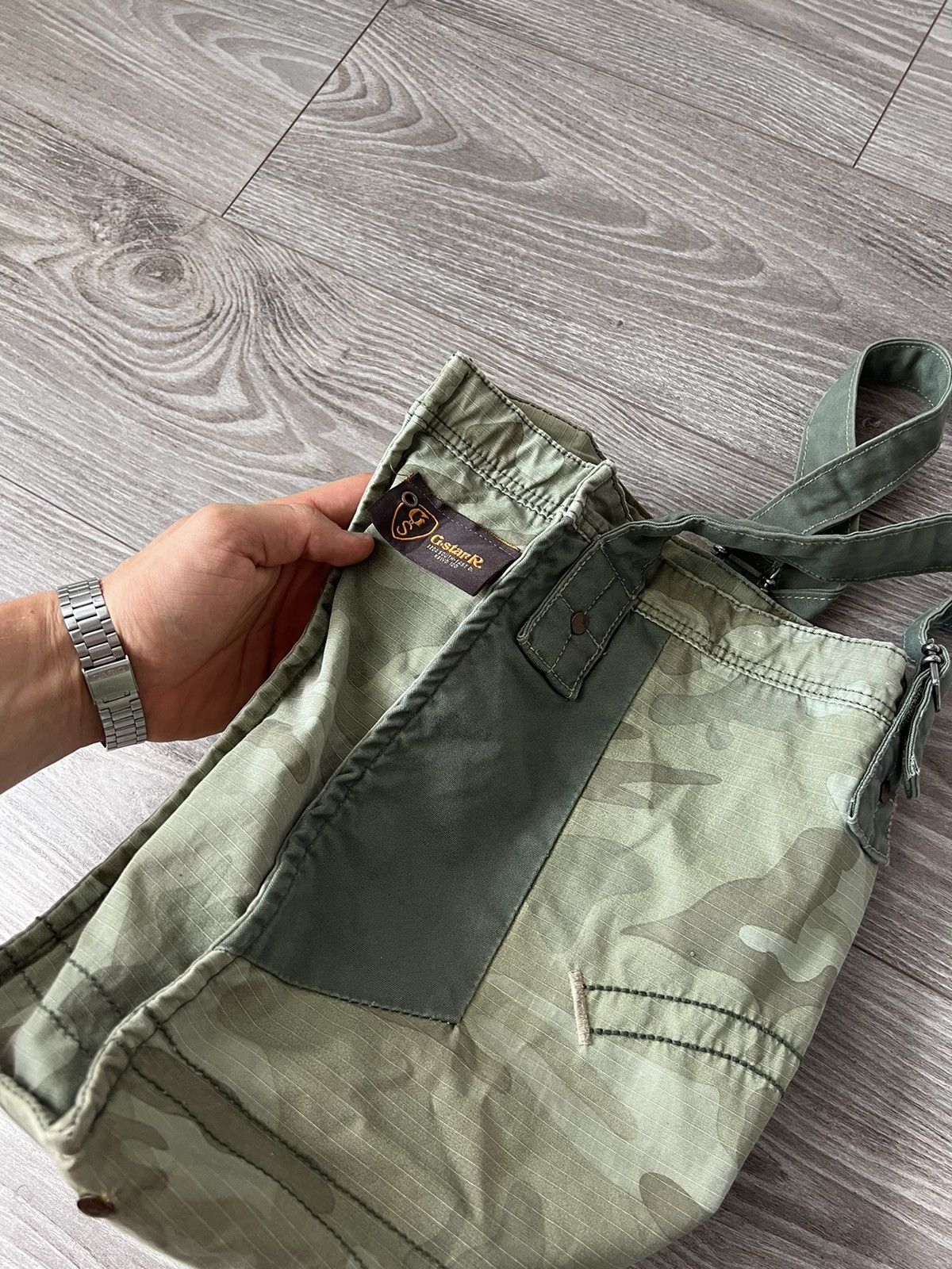 G-Star ‼️Vintage G Star Raw 2301 Military Army Combat Shoulders Bag‼️ Size ONE SIZE - 23 Thumbnail