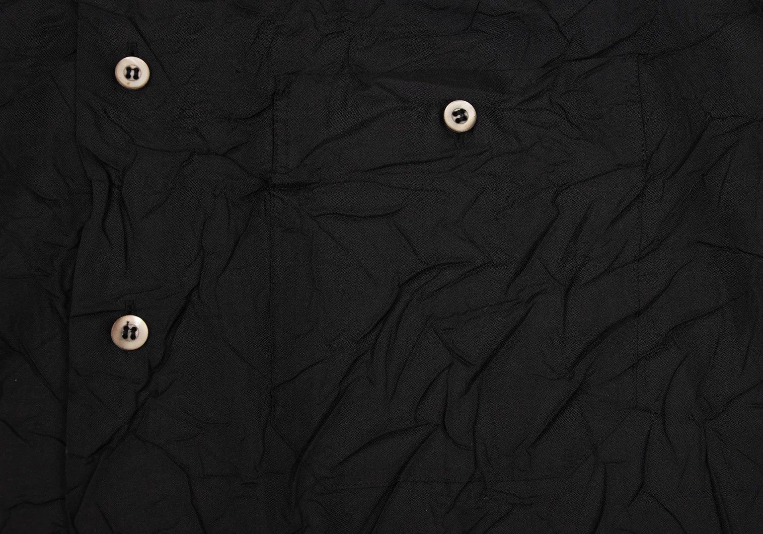 Issey Miyake Band Collar Shirt in Black, Size M Size US M / EU 48-50 / 2 - 7 Thumbnail