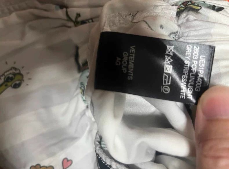 Vetements Vetements SizeXS 2019aw Cartoon Pajama Pants Breakfast Runw Size US 30 / EU 46 - 3 Thumbnail