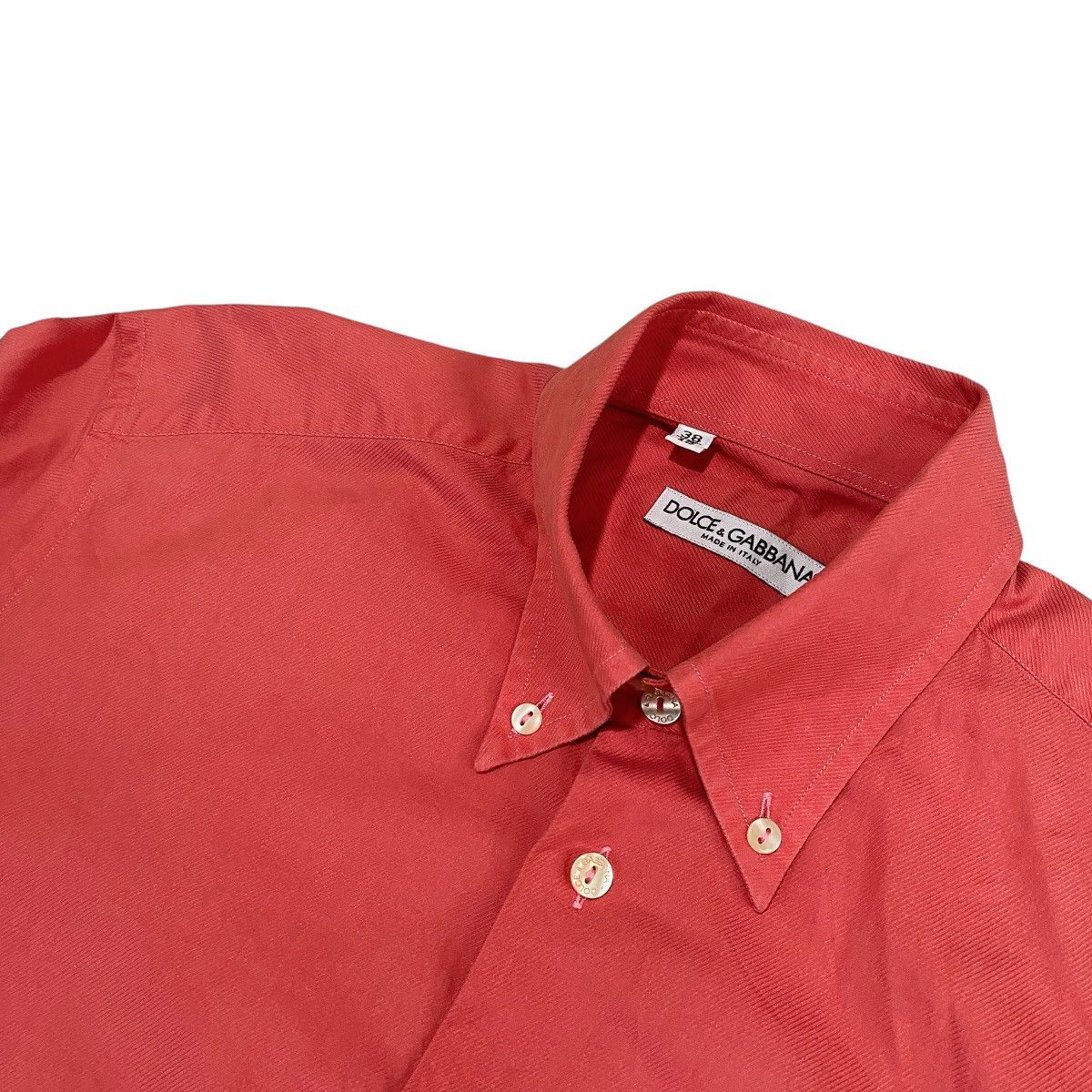 Dolce & Gabbana Vintage Dolce gabbana orange button up shirt Size US M / EU 48-50 / 2 - 2 Thumbnail