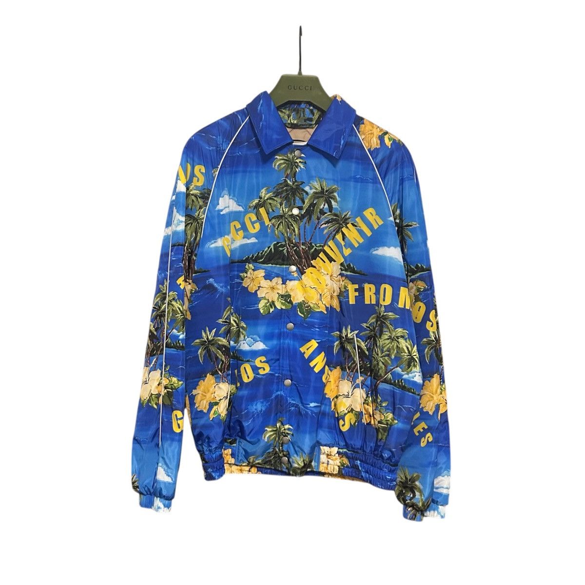 Gucci New Gucci Souvenir From Los Angeles Nylon Jacket Size 50IT Size US M / EU 48-50 / 2 - 1 Thumbnail