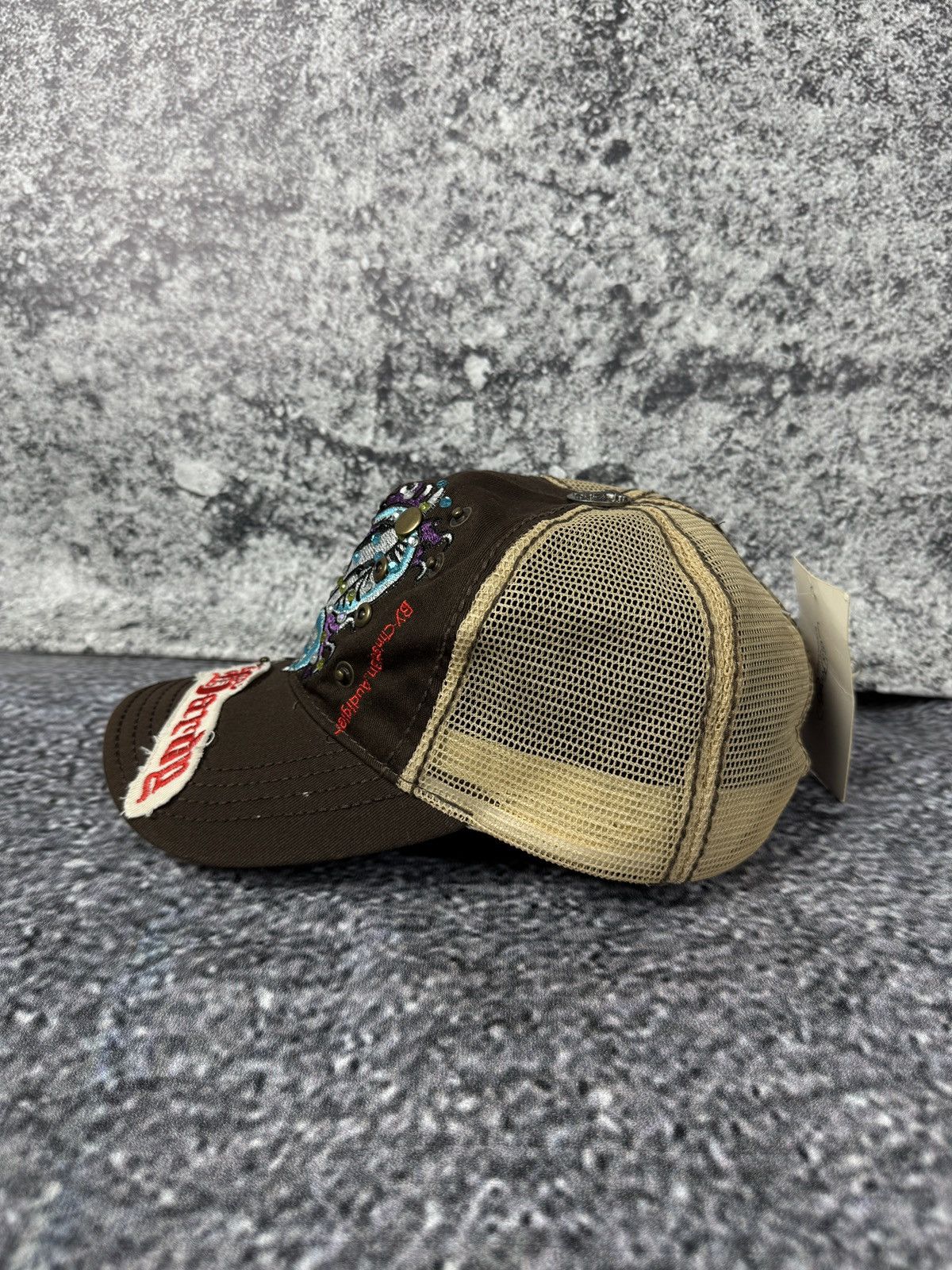 Ed Hardy New Ed Hardy by Christian Audigier Y2K Baseball Cap One Size Size ONE SIZE - 8 Thumbnail