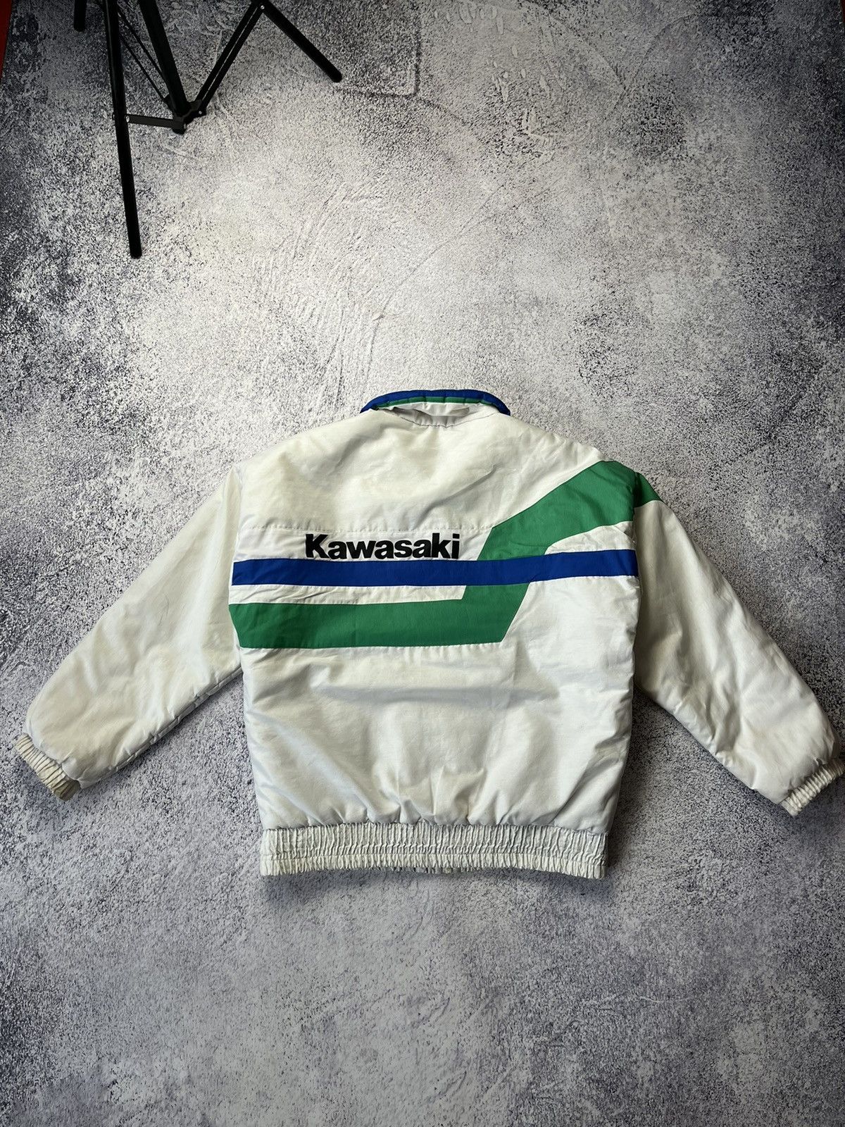 Vintage RARE Kawasaki Moto Y2K Racing Rider Naked Jacket Size US M / EU 48-50 / 2 - 21 Thumbnail