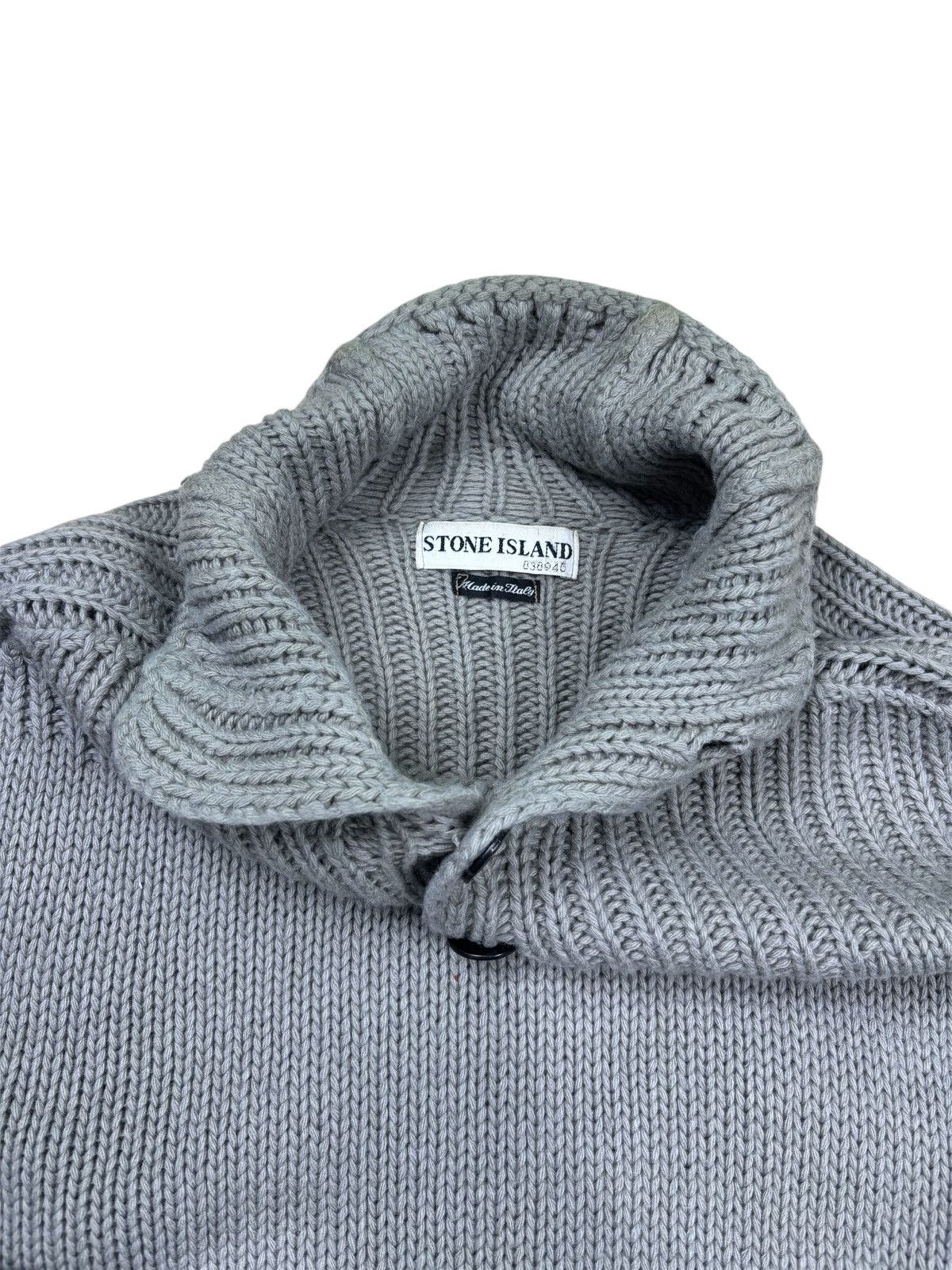 Stone Island VINTAGE 90s STONE ISLAND CHENILLE KNIT Size US XL / EU 56 / 4 - 5 Thumbnail