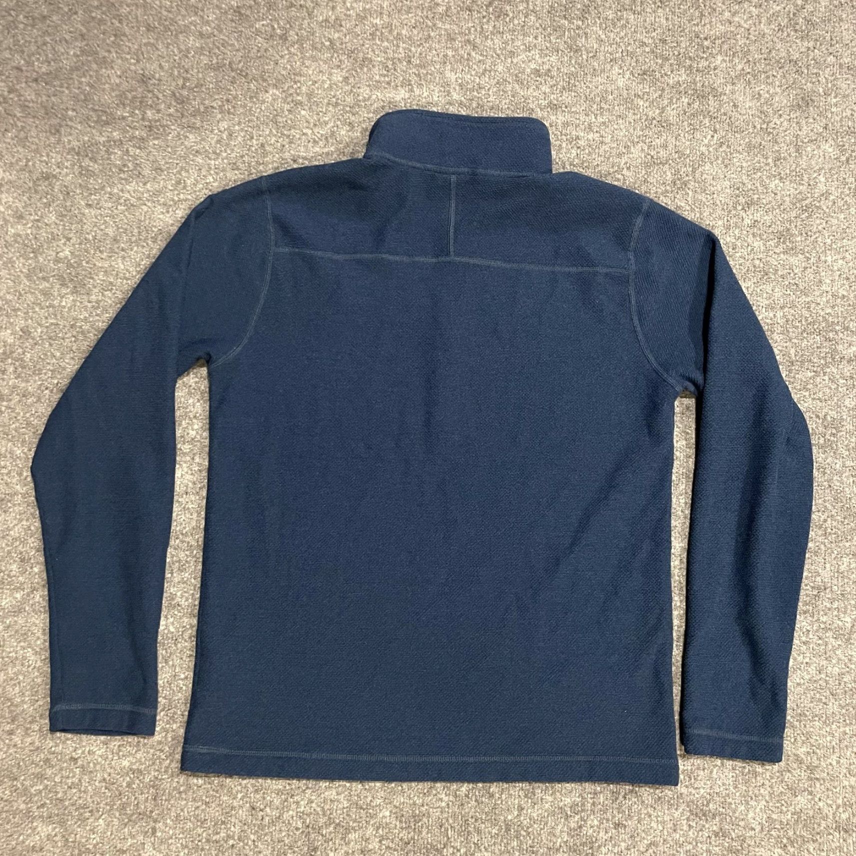 The North Face The North Face Textured Cap Rock Fleece 1/4 Zip Pullover M Blue Lightweight NF0A3YR1 Mens Regular Fit Mock Neck Long Sleeve 100% Polyester Hiking Size US M / EU 48-50 / 2 - 2 Thumbnail
