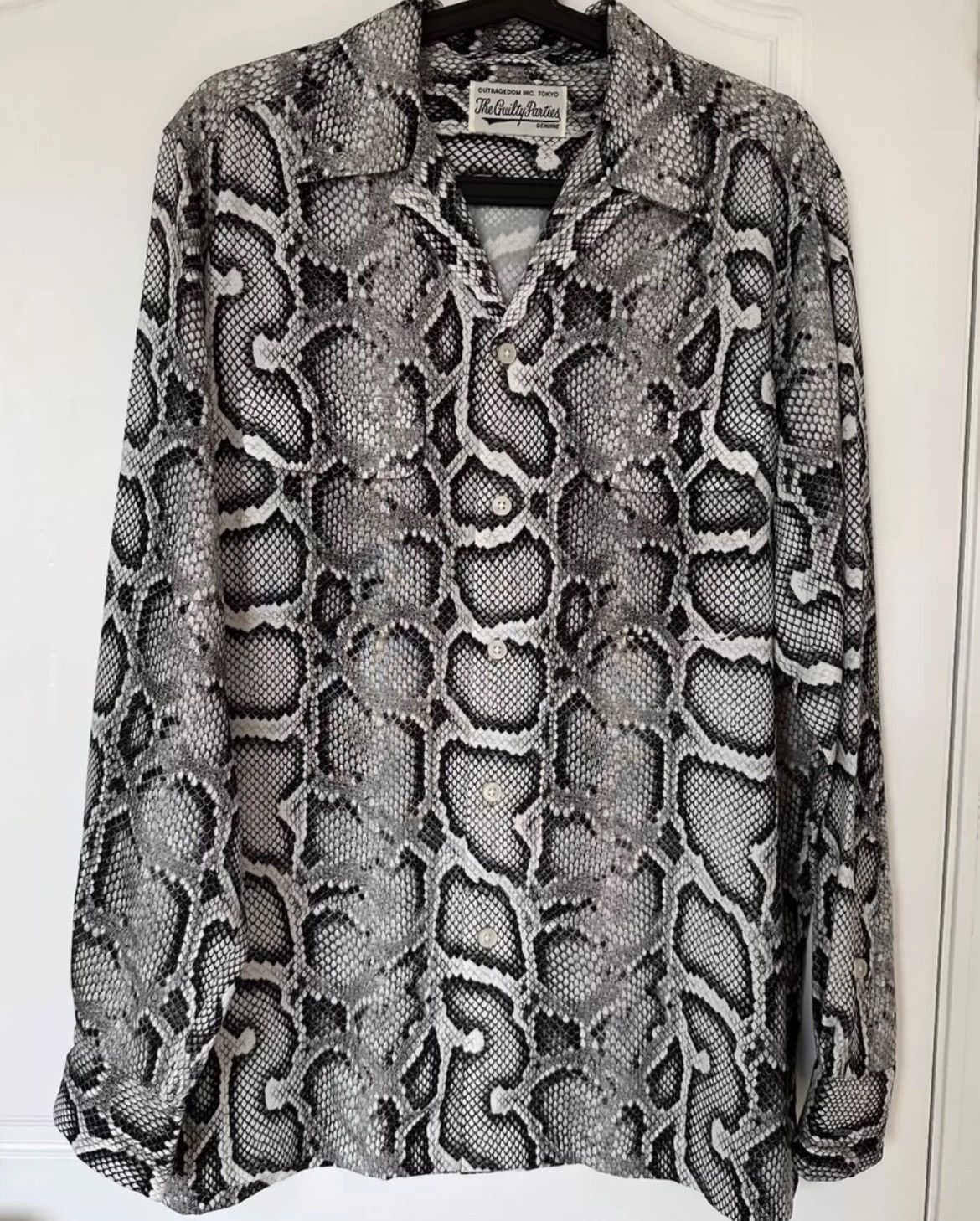 Wacko Maria Wacko maria snake print shirt long sleeve - DMC Size US M / EU 48-50 / 2 - 1 Thumbnail