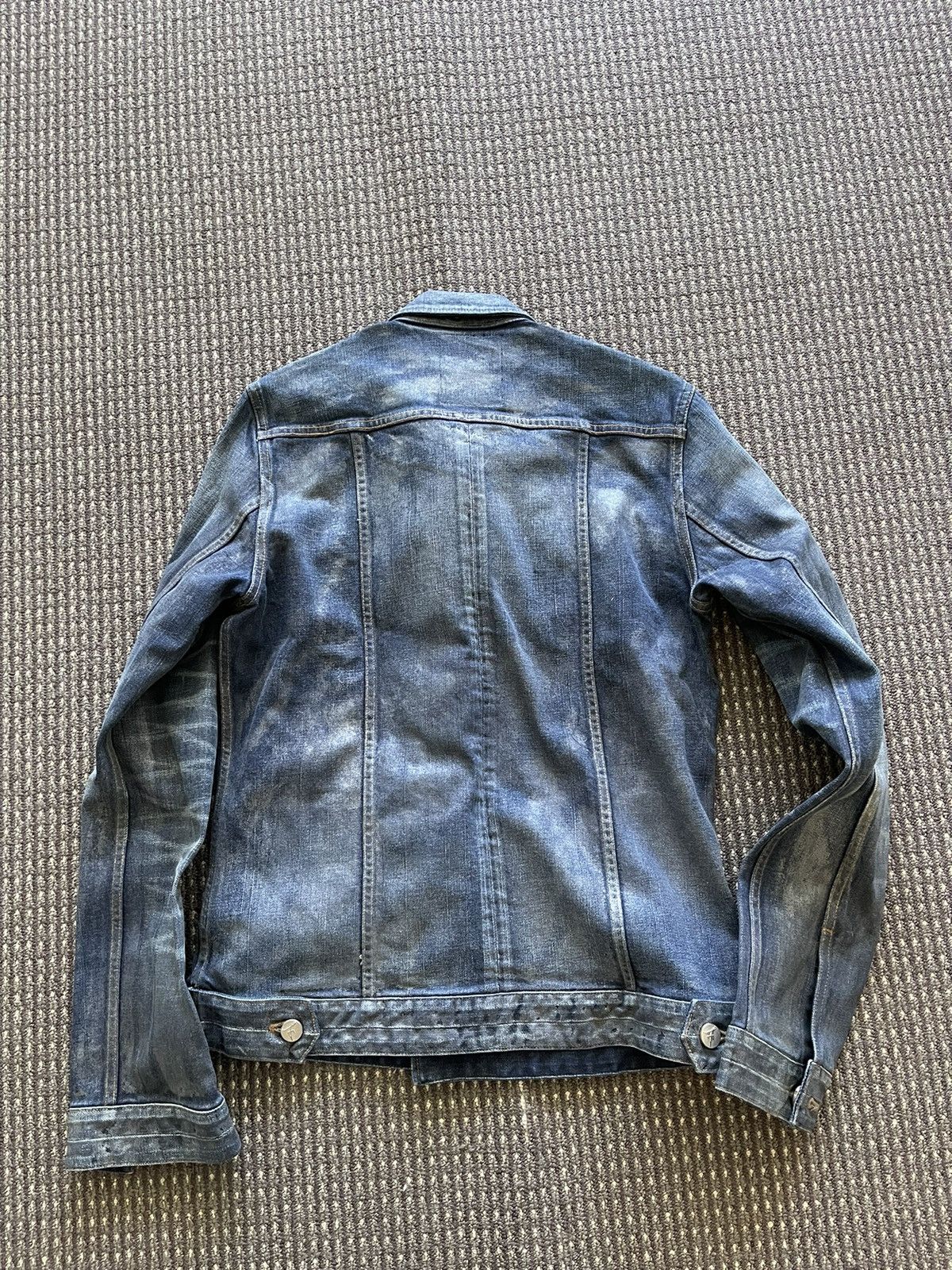 Fagassent Toshiki Aoki Wax Denim Jacket Size US M / EU 48-50 / 2 - 2 Thumbnail