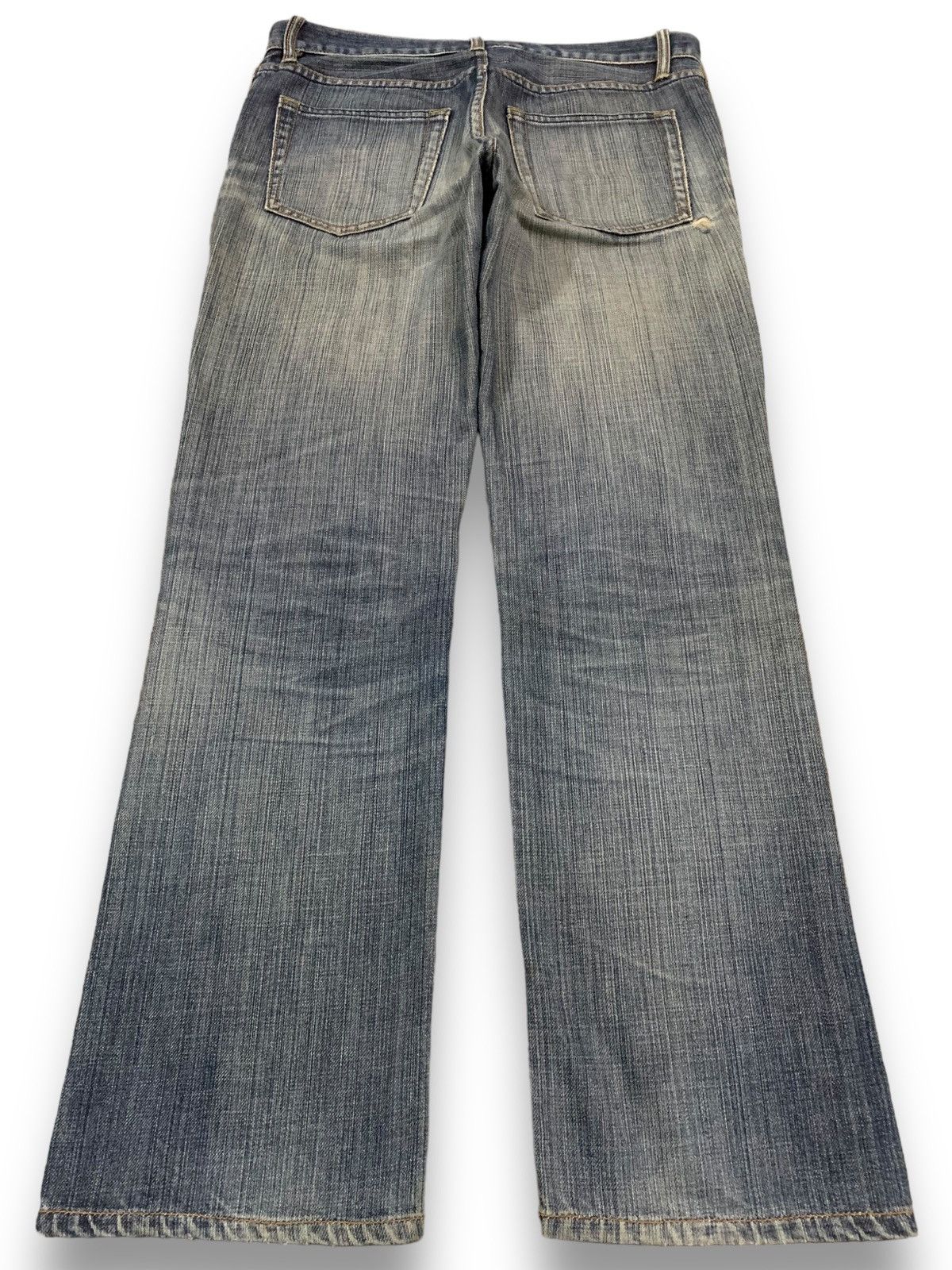 Gap × Yeezy Vintage Gap 1969 Faded Straight Leg Distressed Grunge Jeans Size US 32 / EU 48 - 2 Thumbnail