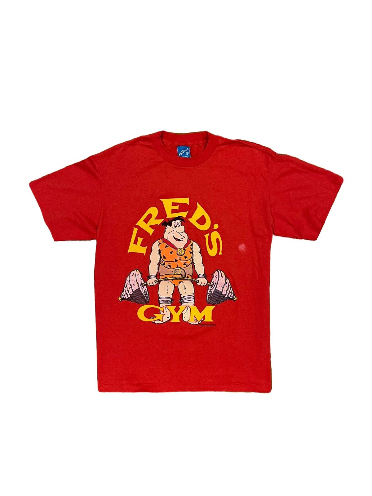 Other Vintage 80s Flintstones “Fred’s Gym” T-Shirt Size US M / EU 48-50 / 2 - 1 Thumbnail