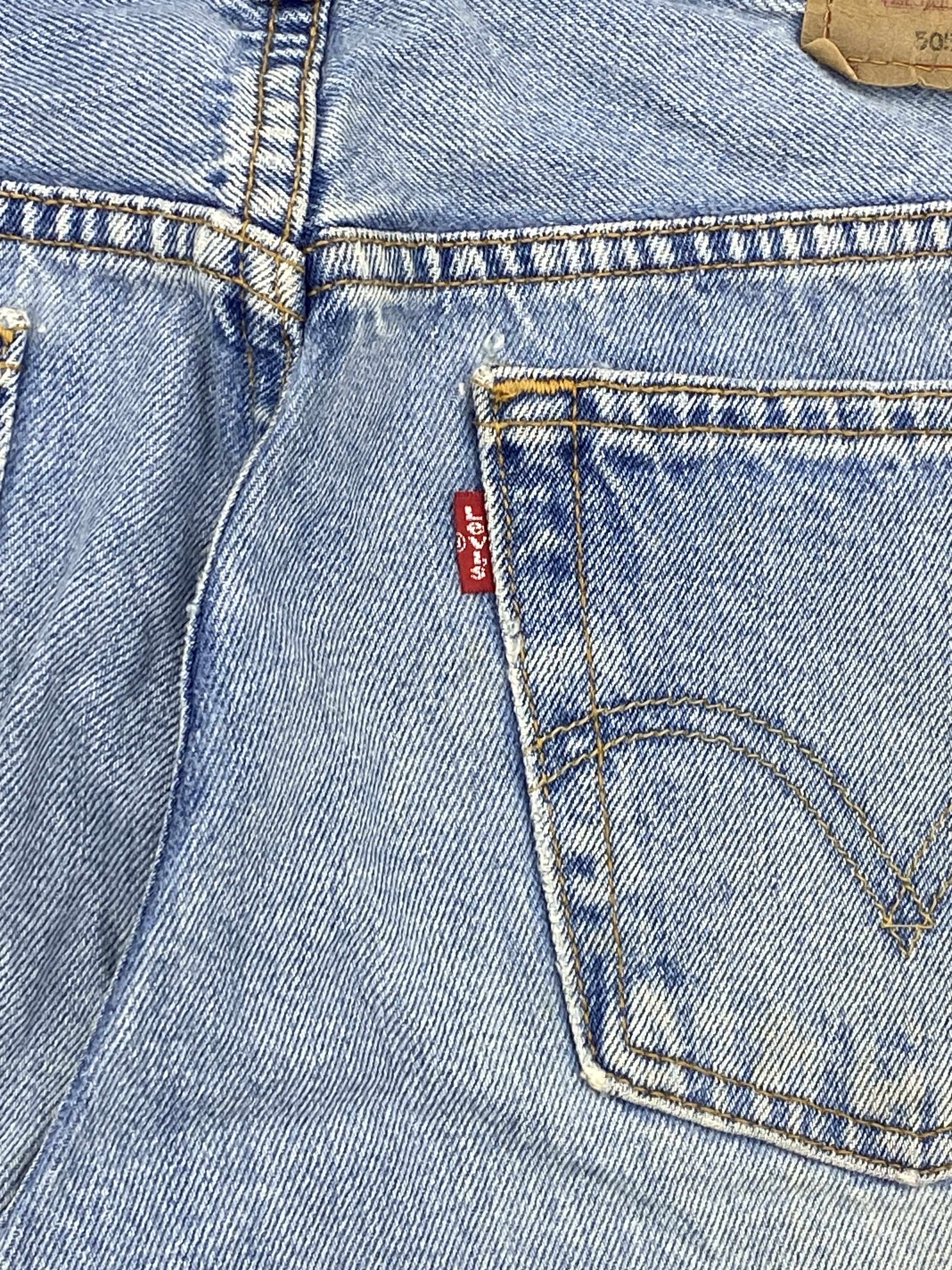 Levi's Light Wash Vintage levis 505 Flare Denim DP2636 Size US 28 / EU 44 - 6 Thumbnail