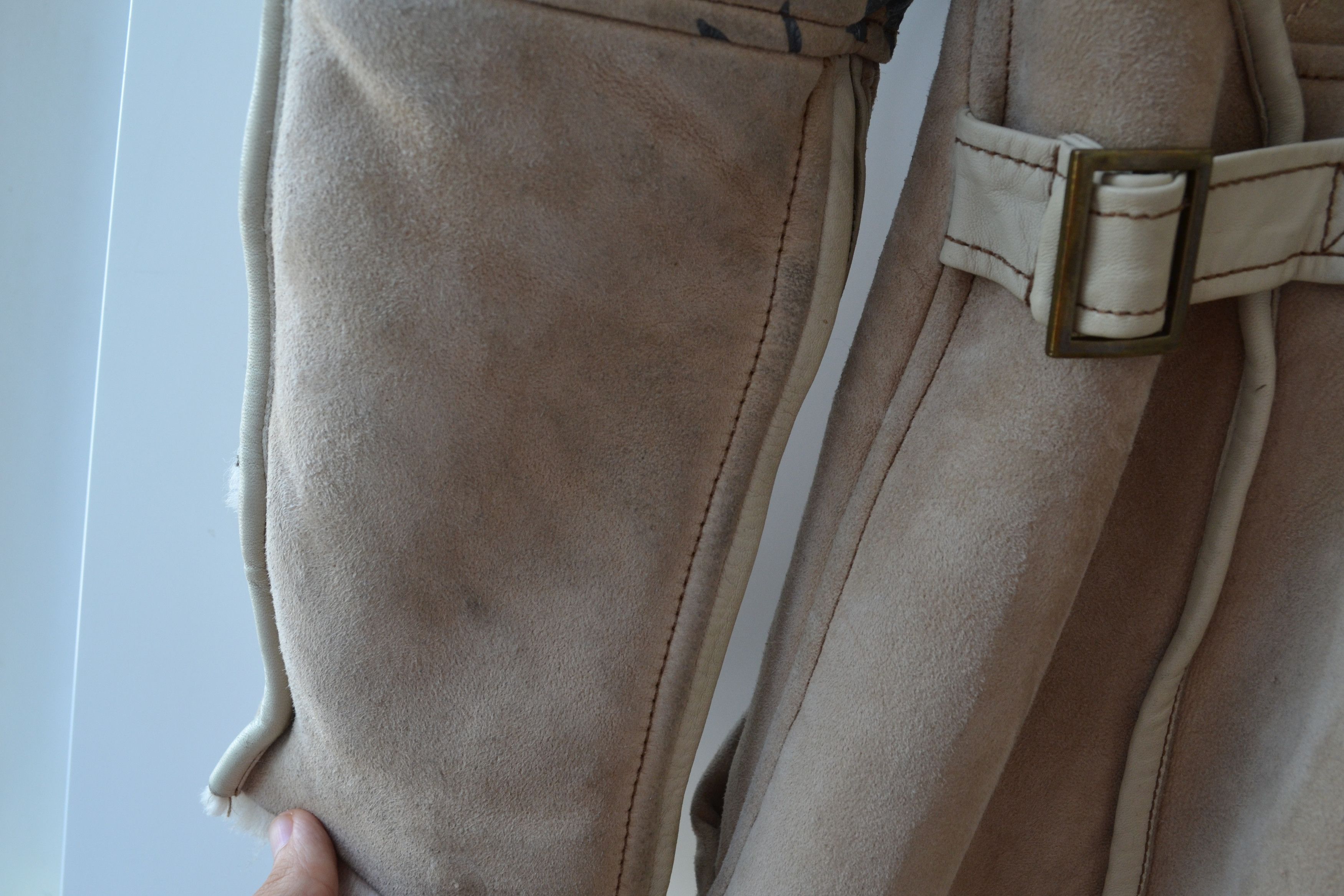 Roberto Cavalli ROBERTO CAVALLI Shearling Jacket Leather Fur Beige Size M / US 6-8 / IT 42-44 - 11 Thumbnail