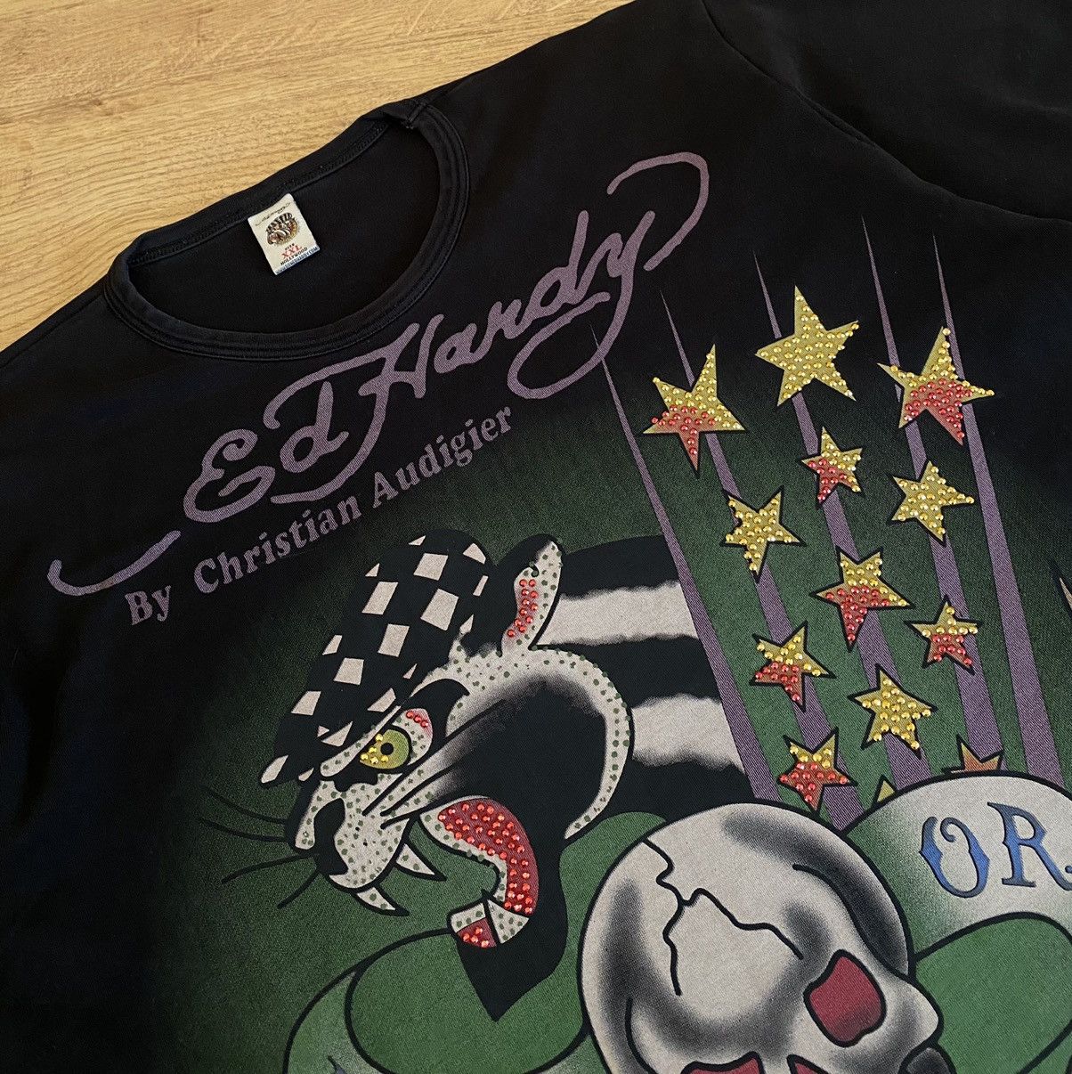 Ed Hardy Ed Hardy T Shirt x Vintage x Streetwear Size US L / EU 52-54 / 3 - 7 Thumbnail