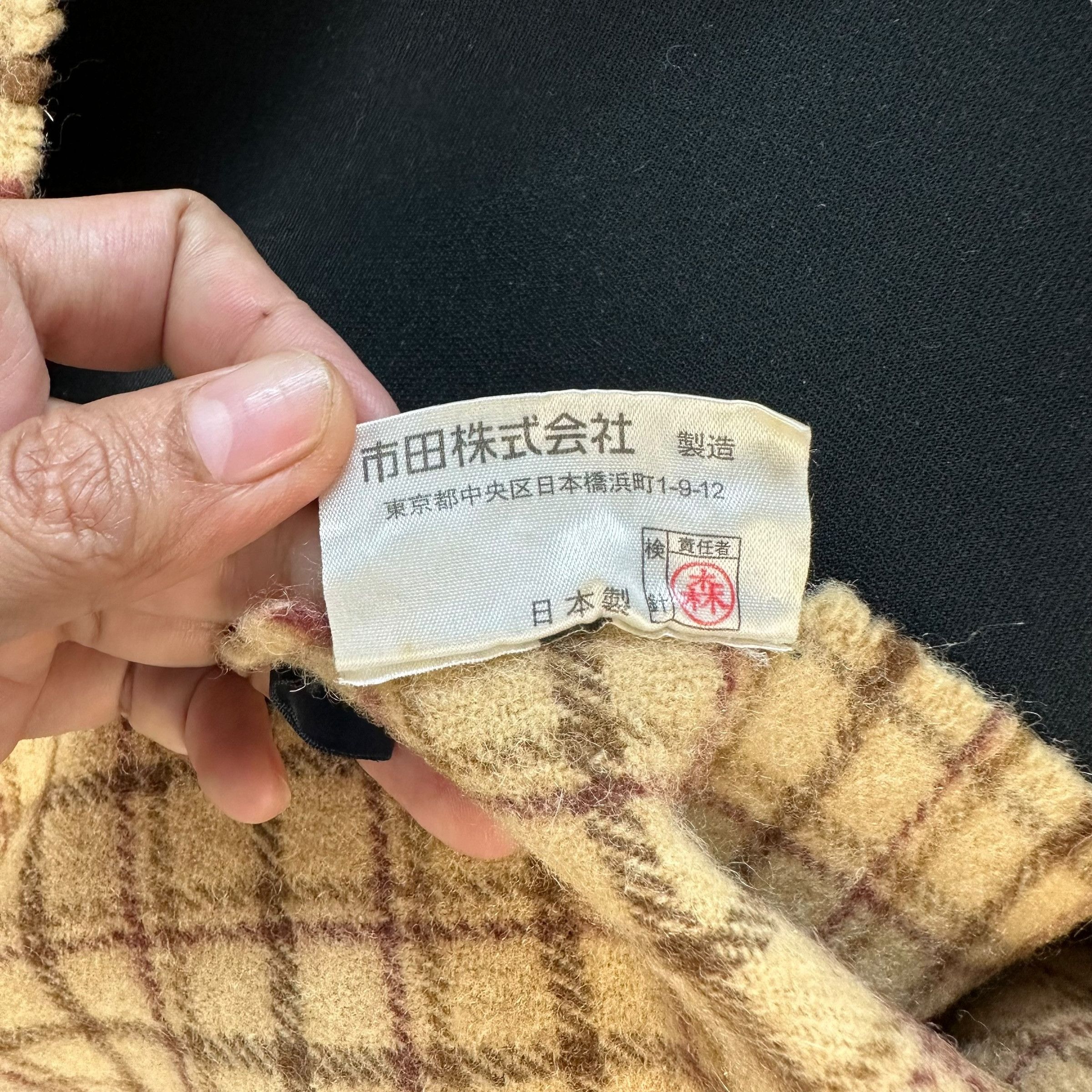 Ralph Lauren Vintage 90's RALPH LAUREN Wool Check Scarf #A76-1825 Size ONE SIZE - 5 Thumbnail