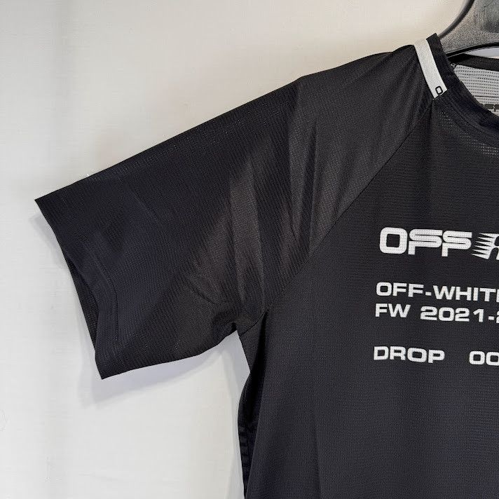Off-White o1rshd1 Q:2 / Active Short Sleeve Mesh Tee in Black Size US S / EU 44-46 / 1 - 5 Thumbnail