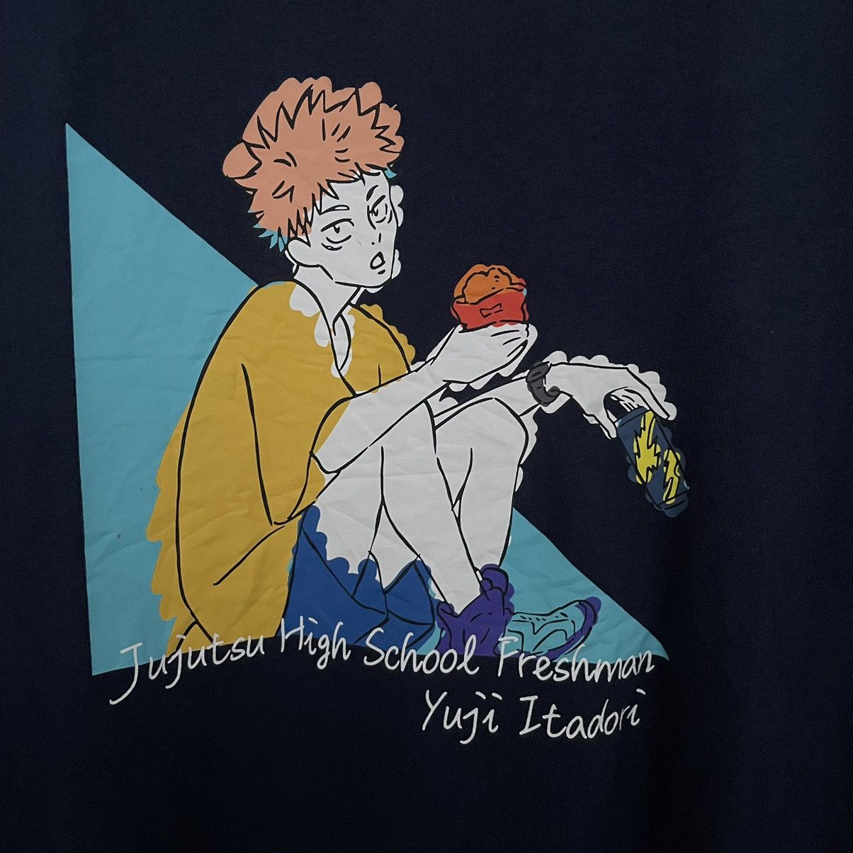 Anime × Japanese Brand × Uniqlo JUJUTSU KAISEN X UNIQLO YUJI ITADORI T SHIRT Size US M / EU 48-50 / 2 - 2 Thumbnail
