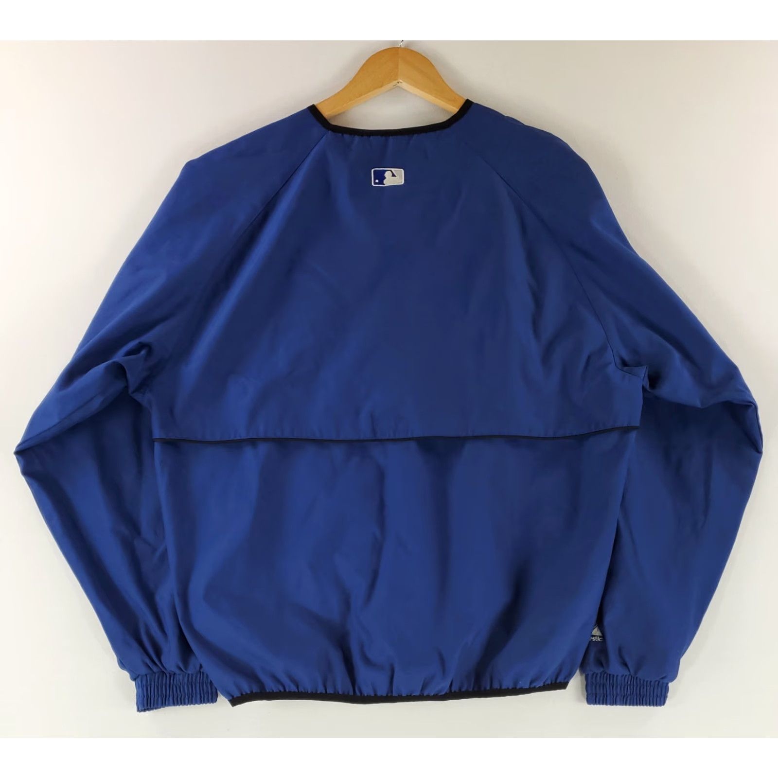 Vintage Majestic 1/4 Zip Windbreaker Warmup Pullover KC Blue Mens M KC Royals Windbreaker Sportswear Kansas City Royals Mens M Size US M / EU 48-50 / 2 - 4 Thumbnail