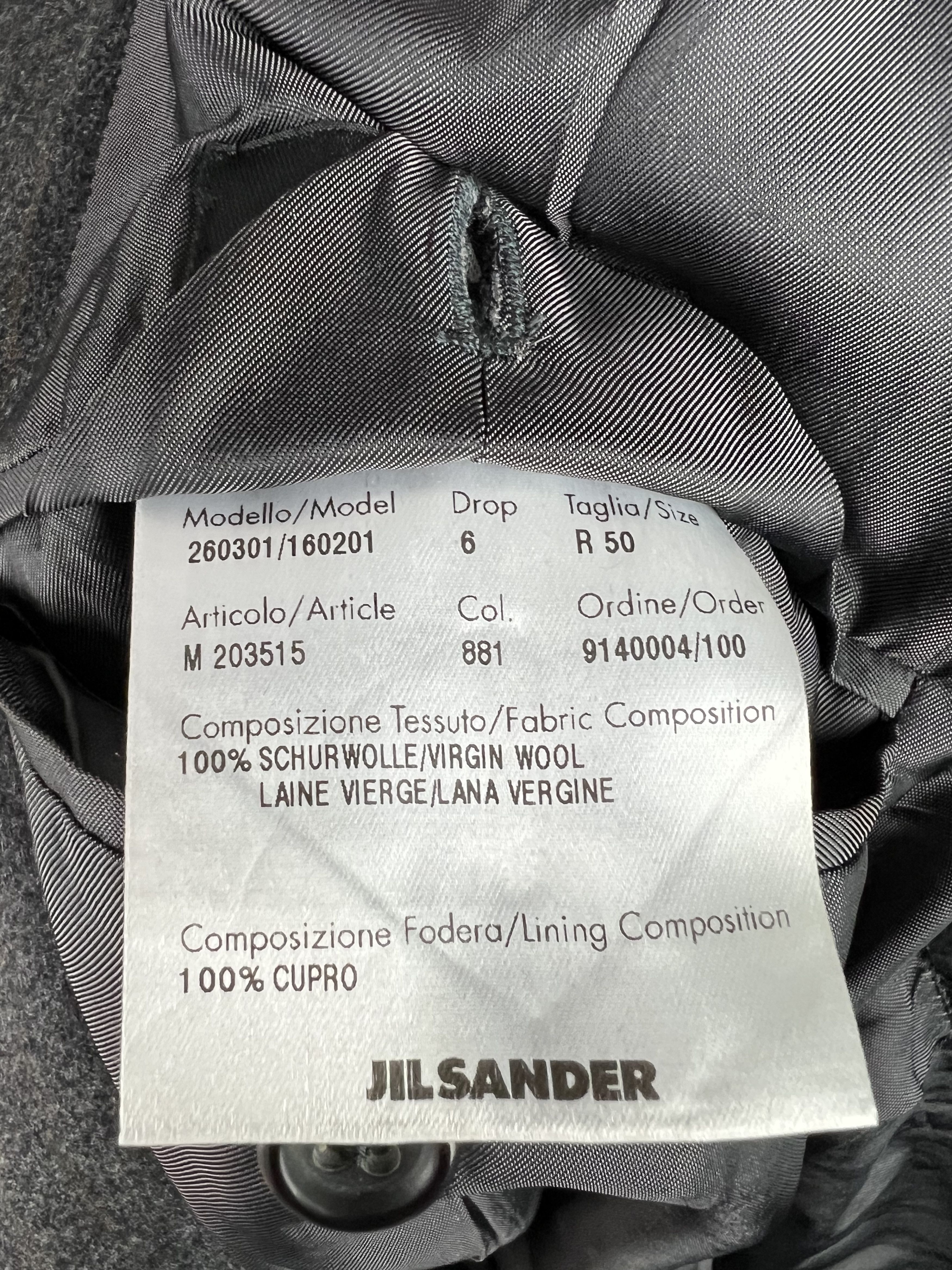 Jil Sander × Raf Simons Jil Sander Raf Simons Era Striped Wool Blazer Size 50R Size 50R - 12 Thumbnail