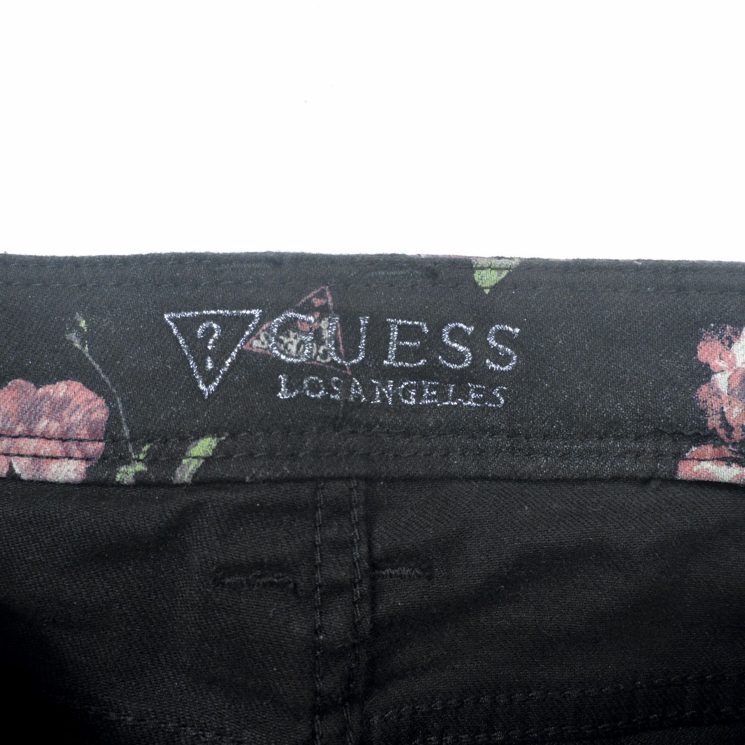 Guess GUESS ULTRA ANGKLE SKINNY FLOWERS DENIM LONG PANTS Size 26" / US 2 / IT 38 - 6 Thumbnail