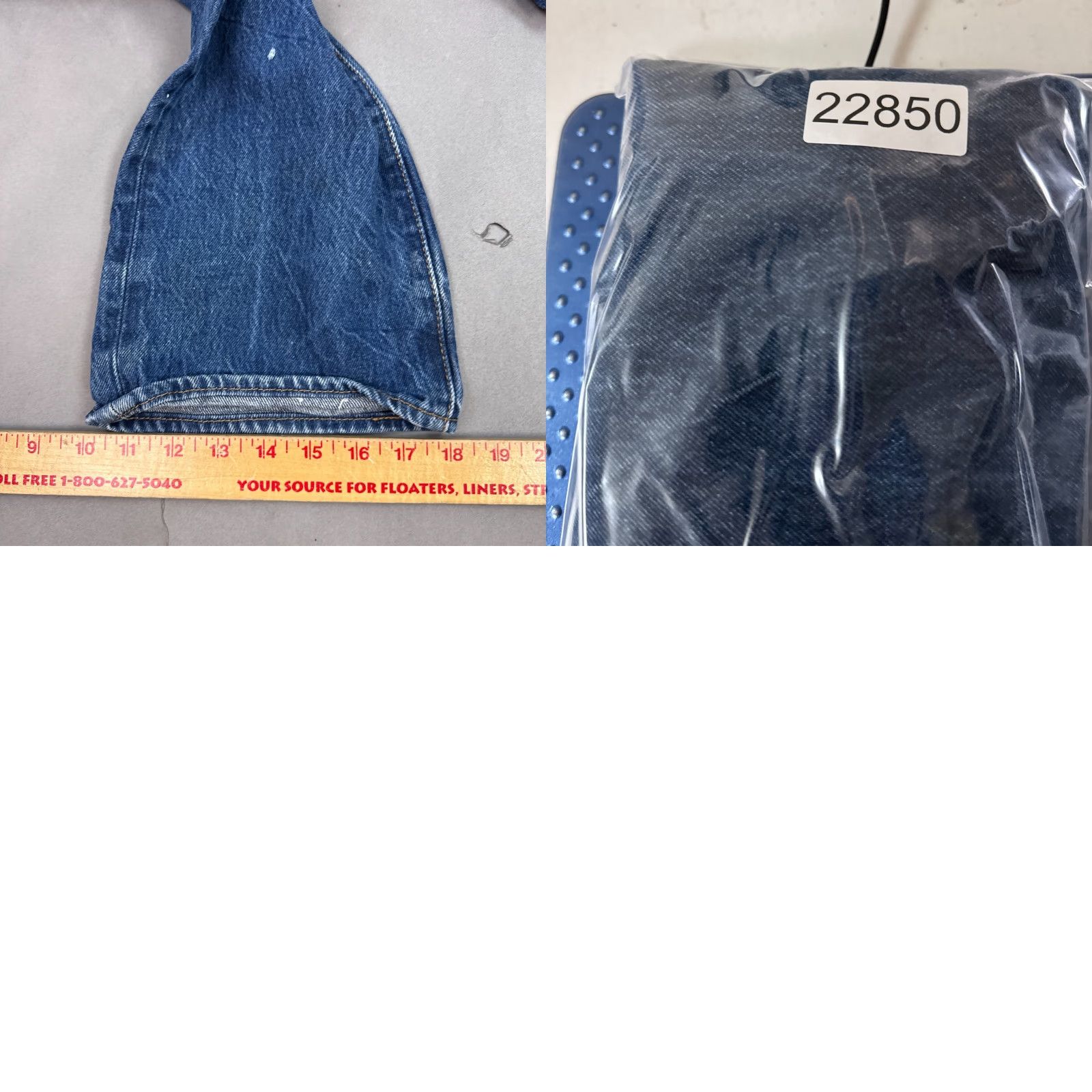 Levi's Levi's 501 Jeans Men 34x30 Blue Button Fly Pant Faded Painted Workwear (Tag36x32) Casual Straight 34x30 Men Blue Jeans Size US 36 / EU 52 - 11 Thumbnail
